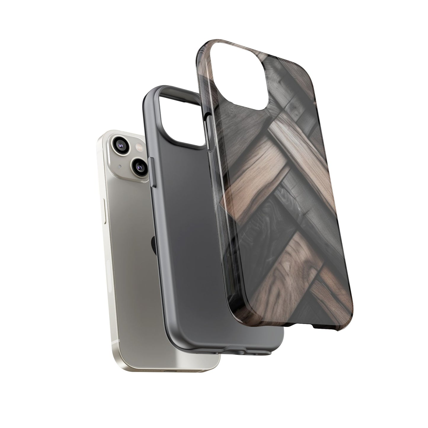 iPhone Tough Case Phone Case for iPhone 14\15\16 – Dual Layer, Matte/Glossy Finish, Wireless Charging Compatible