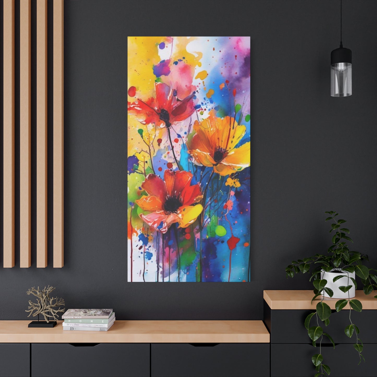 Abstract Art Canvas Print – Modern Wall Art, Digital Artwork, Matte Canvas, Ready to Hang, Home & Office Décor, Modern Wall Décor