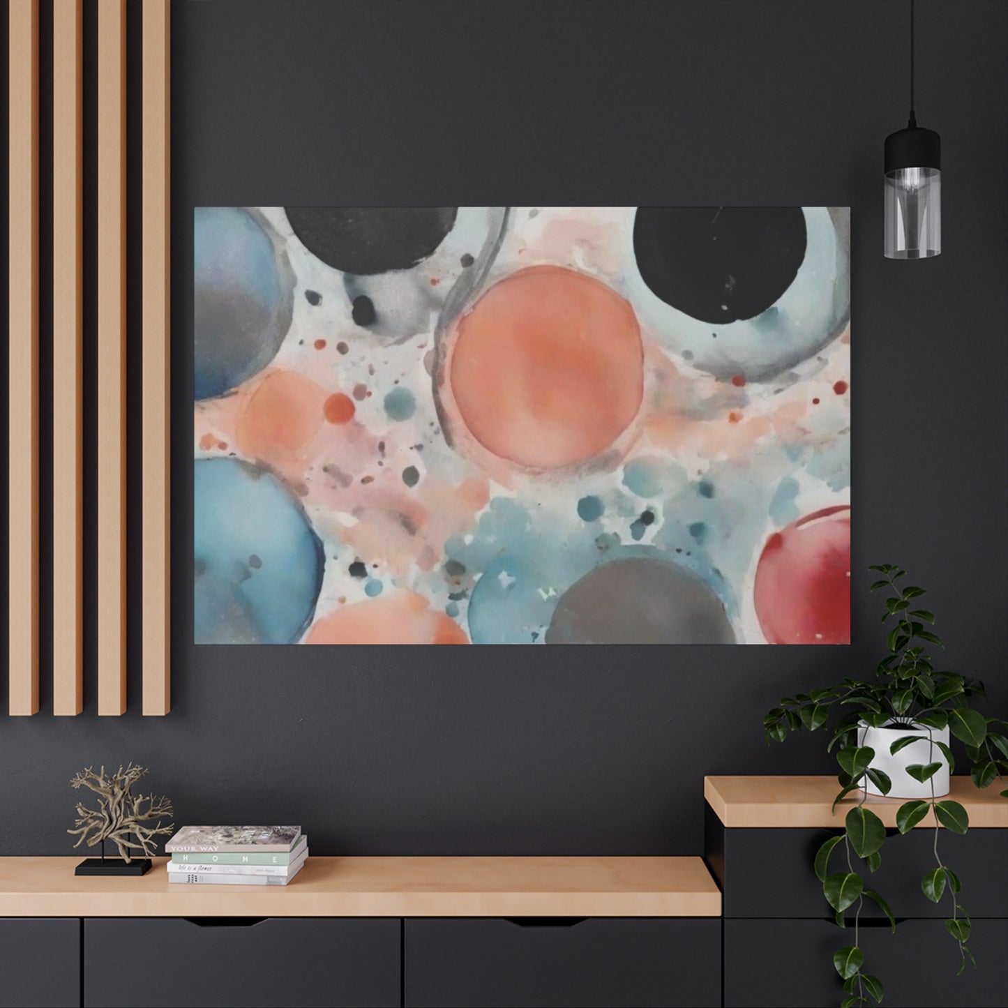 Abstract Art Canvas Print – Modern Wall Art, Digital Artwork, Matte Canvas, Ready to Hang, Home & Office Décor, Modern Wall Décor