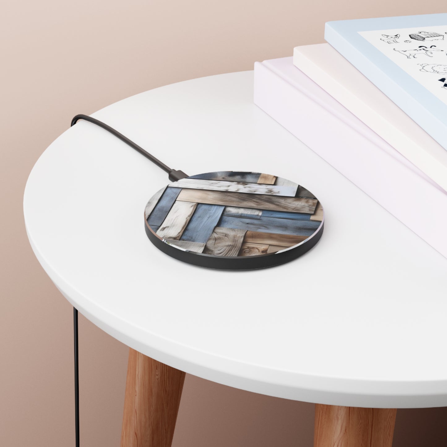 10W Fast Wireless Phone Charger – Qi-Certified for iPhone 16/15/14, Samsung Galaxy S25/S24/S23, Google Pixel 7/8/9 – Sleek, Compact Design with Micro USB Cable.