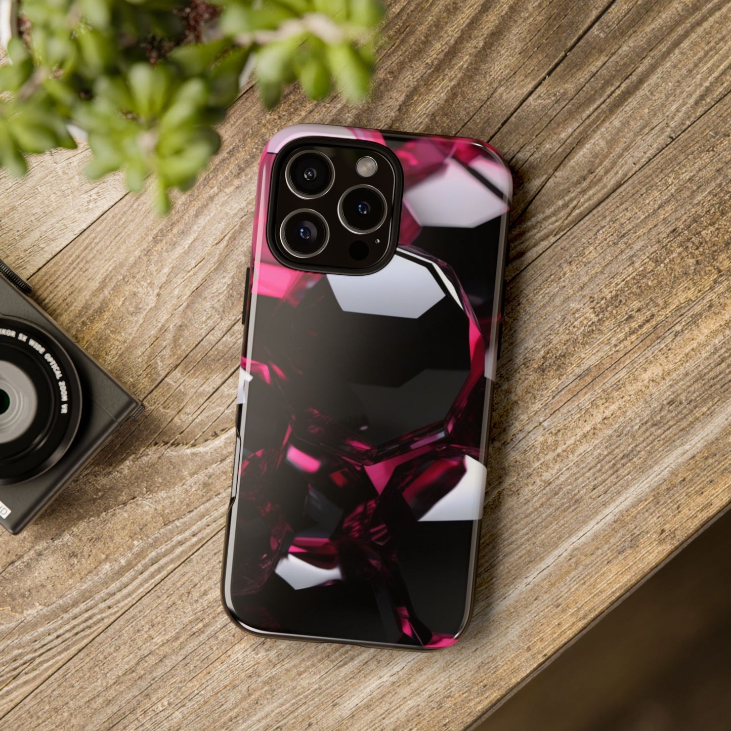 iPhone Tough Case Phone Case for iPhone 14\15\16 – Dual Layer, Matte/Glossy Finish, Wireless Charging Compatible