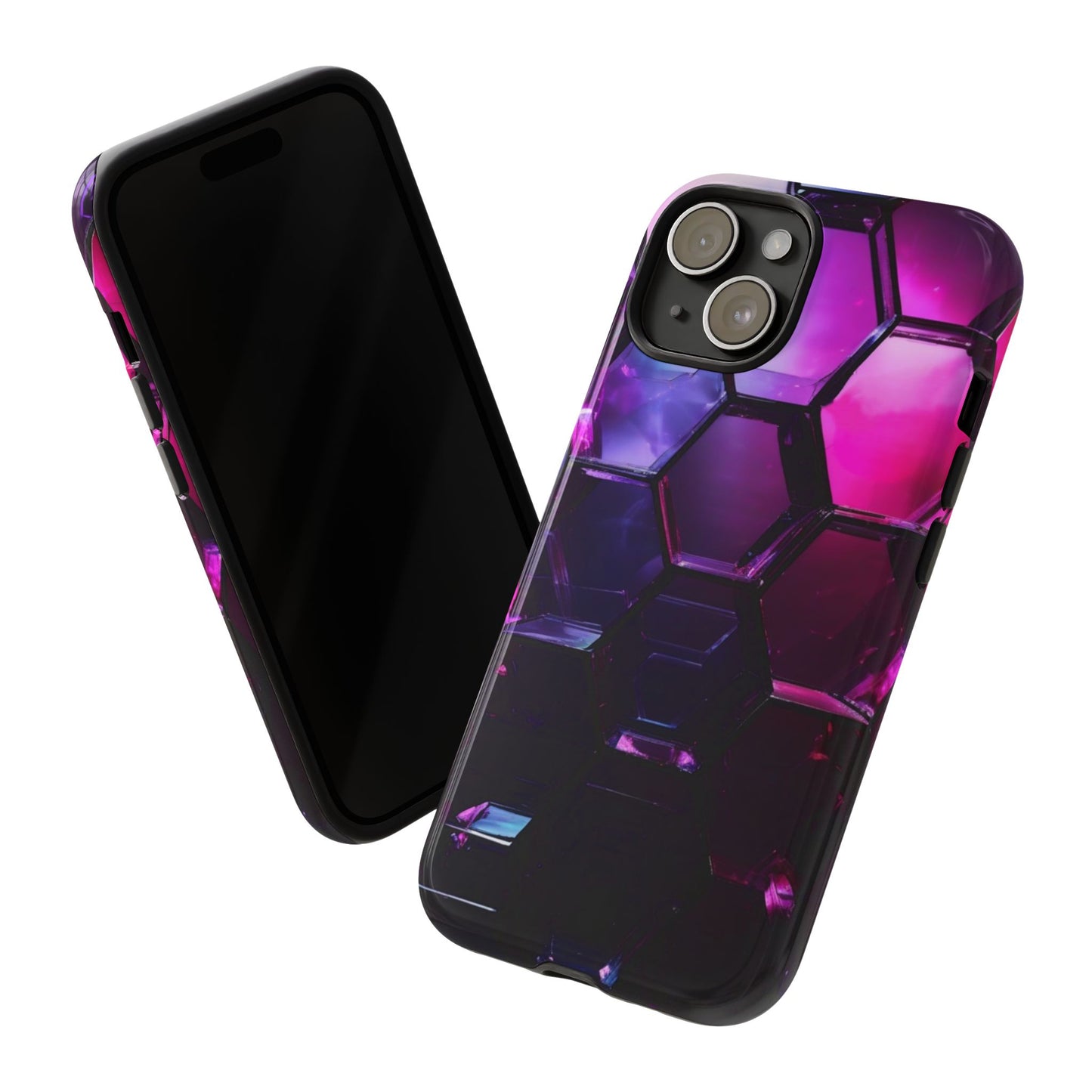 iPhone Tough Case Phone Case for iPhone 14\15\16 – Dual Layer, Matte/Glossy Finish, Wireless Charging Compatible