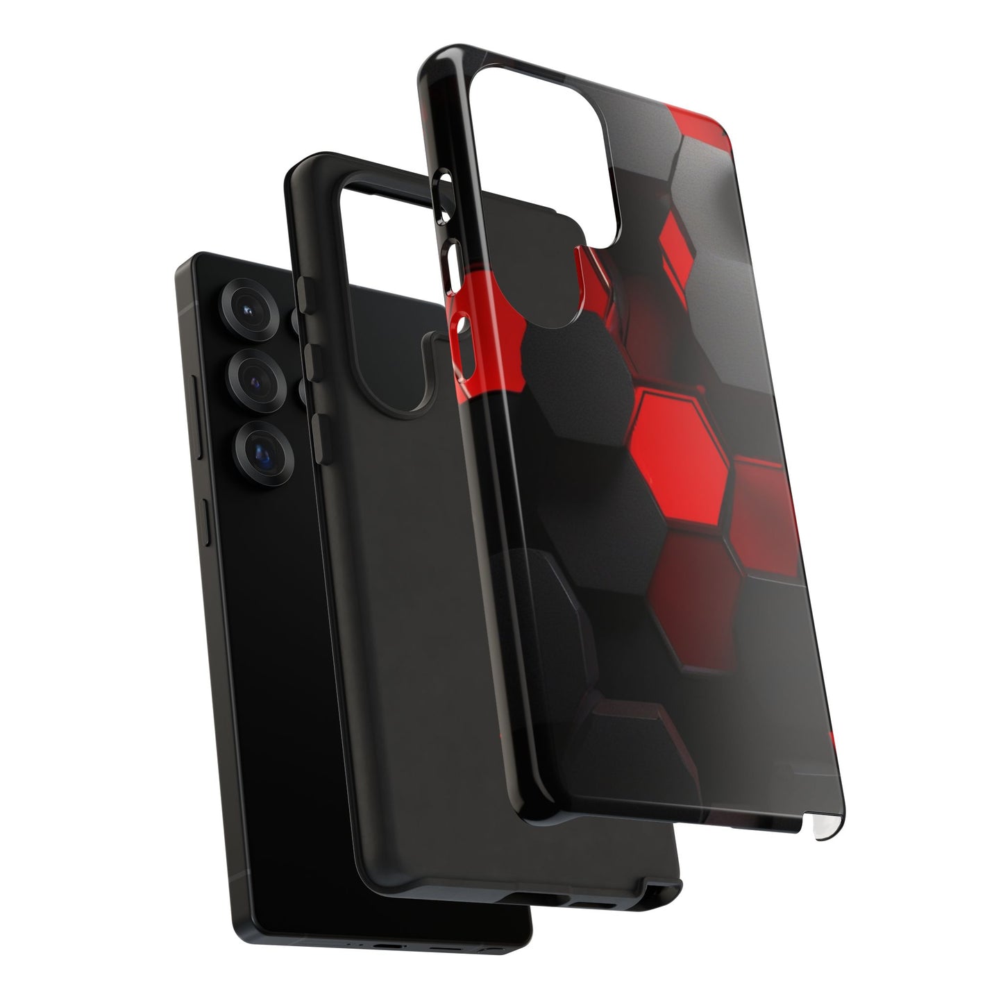 Tough Case Phone Case for iPhone Samsung Galaxy S25/S24 – Dual Layer, Matte/Glossy Finish, Wireless Charging Compatible