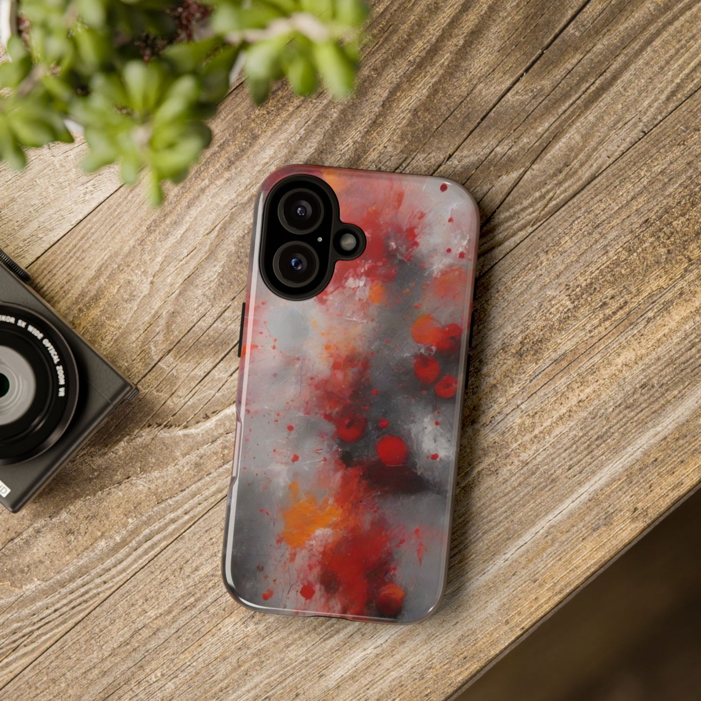 iPhone Tough Case Phone Case for iPhone 14\15\16 – Dual Layer, Matte/Glossy Finish, Wireless Charging Compatible