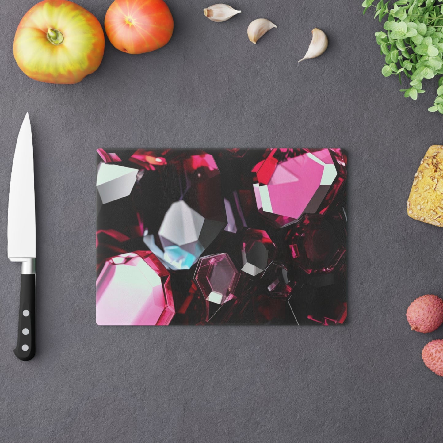 Tempered Glass Cutting Board – Hygienic, Scratch-Resistant, Dishwasher-Safe | Modern Kitchen Essential