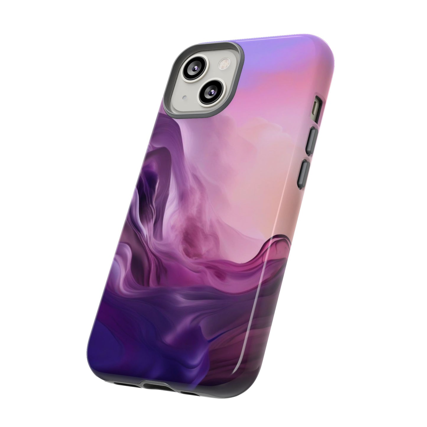 iPhone Tough Case Phone Case for iPhone 14\15\16 – Dual Layer, Matte/Glossy Finish, Wireless Charging Compatible