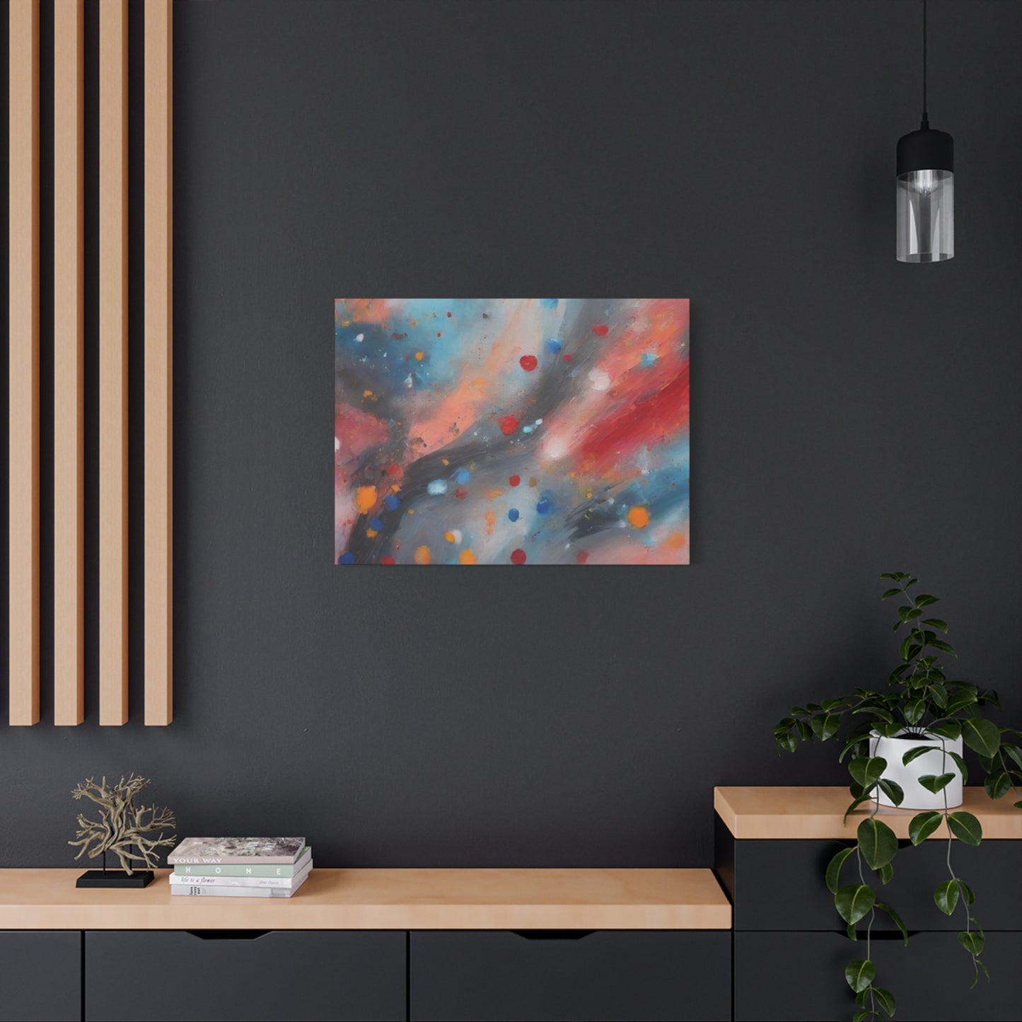 Abstract Art Canvas Print – Modern Wall Art, Digital Artwork, Matte Canvas, Ready to Hang, Home & Office Décor, Modern Wall Décor