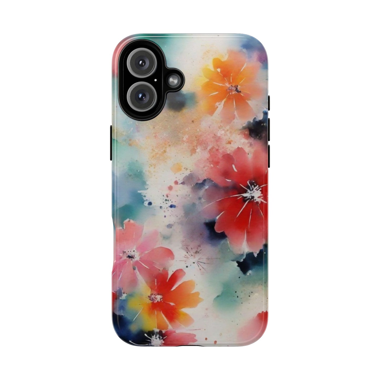 iPhone Tough Case Phone Case for iPhone 16– Dual Layer, Matte/Glossy Finish, Wireless Charging Compatible
