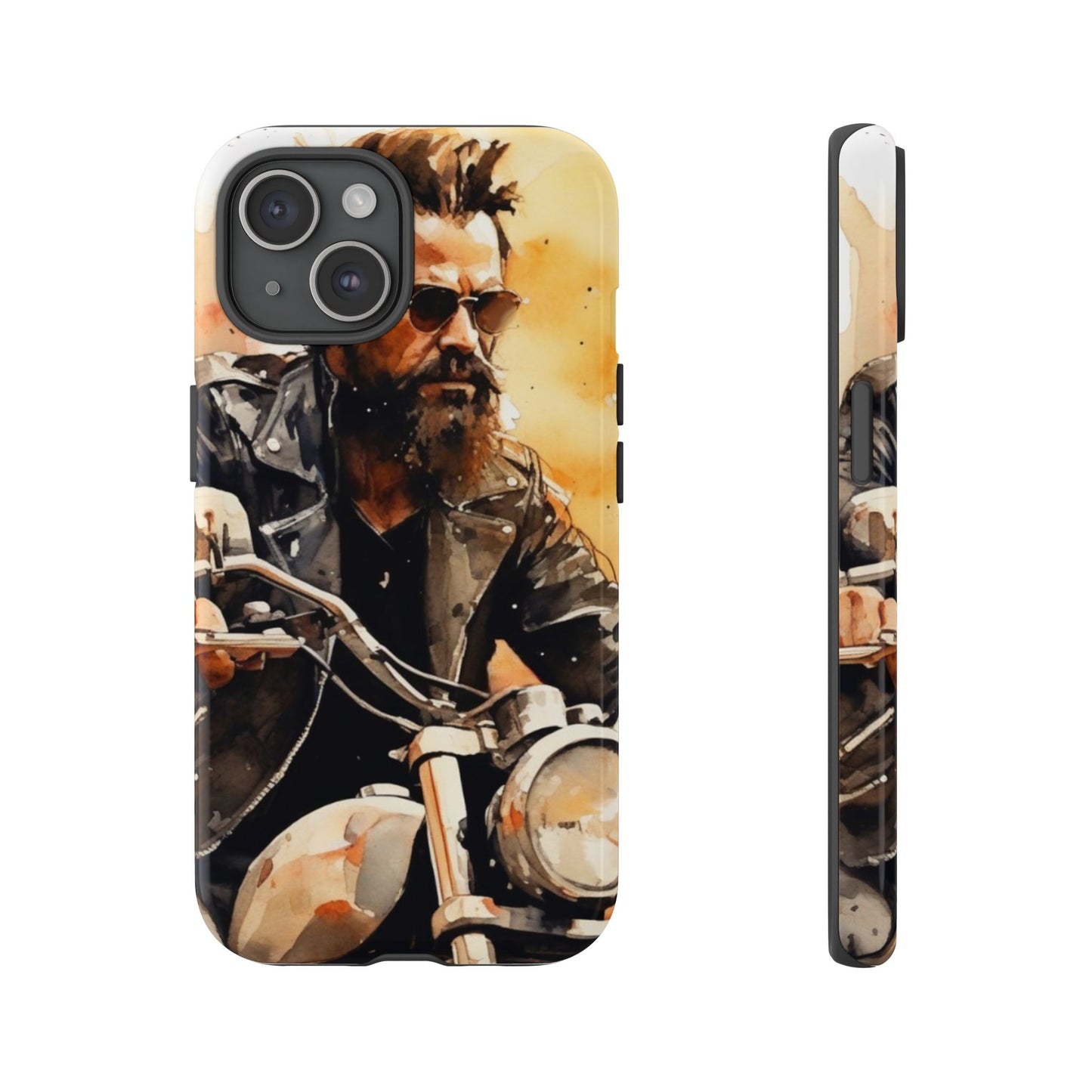 iPhone Tough Case Phone Case for iPhone 14\15\16 – Dual Layer, Matte/Glossy Finish, Wireless Charging Compatible