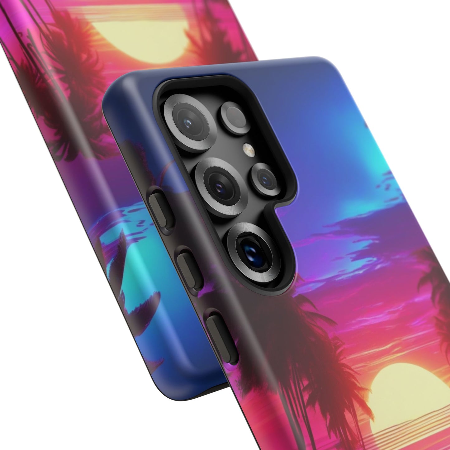 Tough Case Phone Case for Samsung Galaxy S25/S24 – Dual Layer, Matte/Glossy Finish, Wireless Charging Compatible