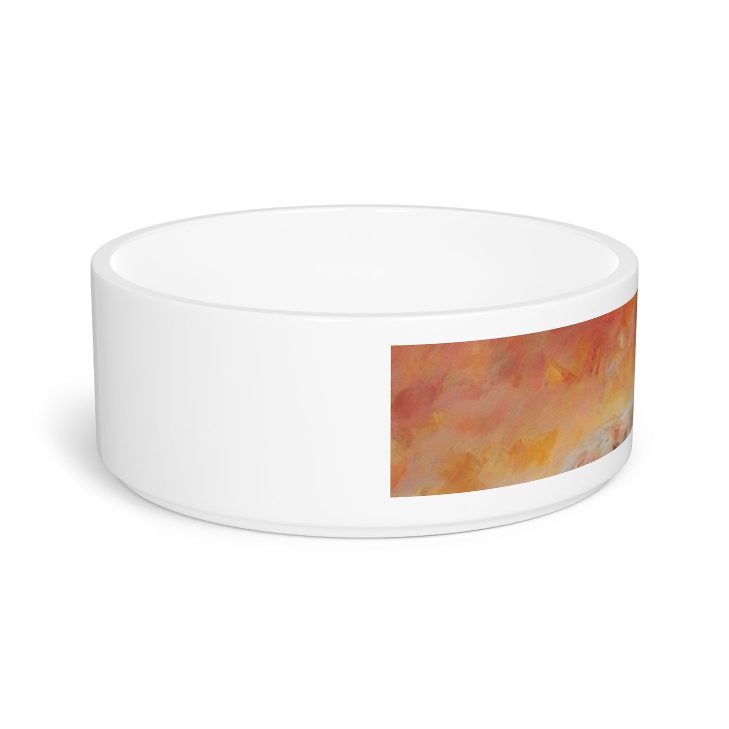 Pet Dog Bowl – Ceramic Food & Water Dish, Microwave & Dishwasher Safe