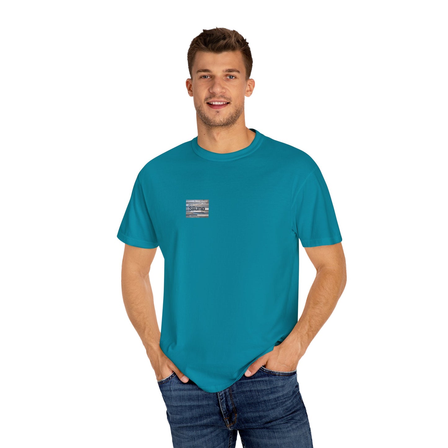 Garment-Dyed T-Shirt with Unique Design, Casual Tee, Vintage-Inspired Shirt, Everyday Wear, Stylish Summer Top