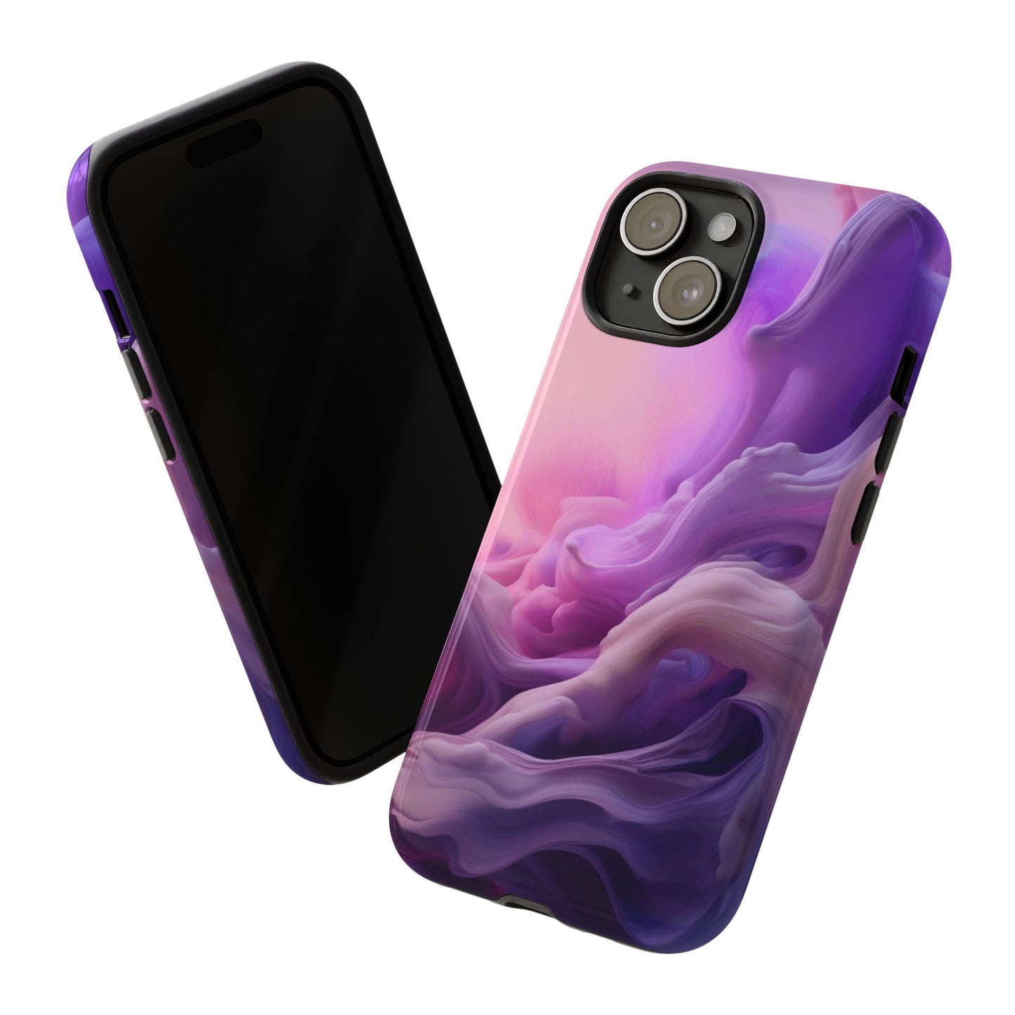 iPhone Tough Case Phone Case for iPhone 14\15\16 – Dual Layer, Matte/Glossy Finish, Wireless Charging Compatible