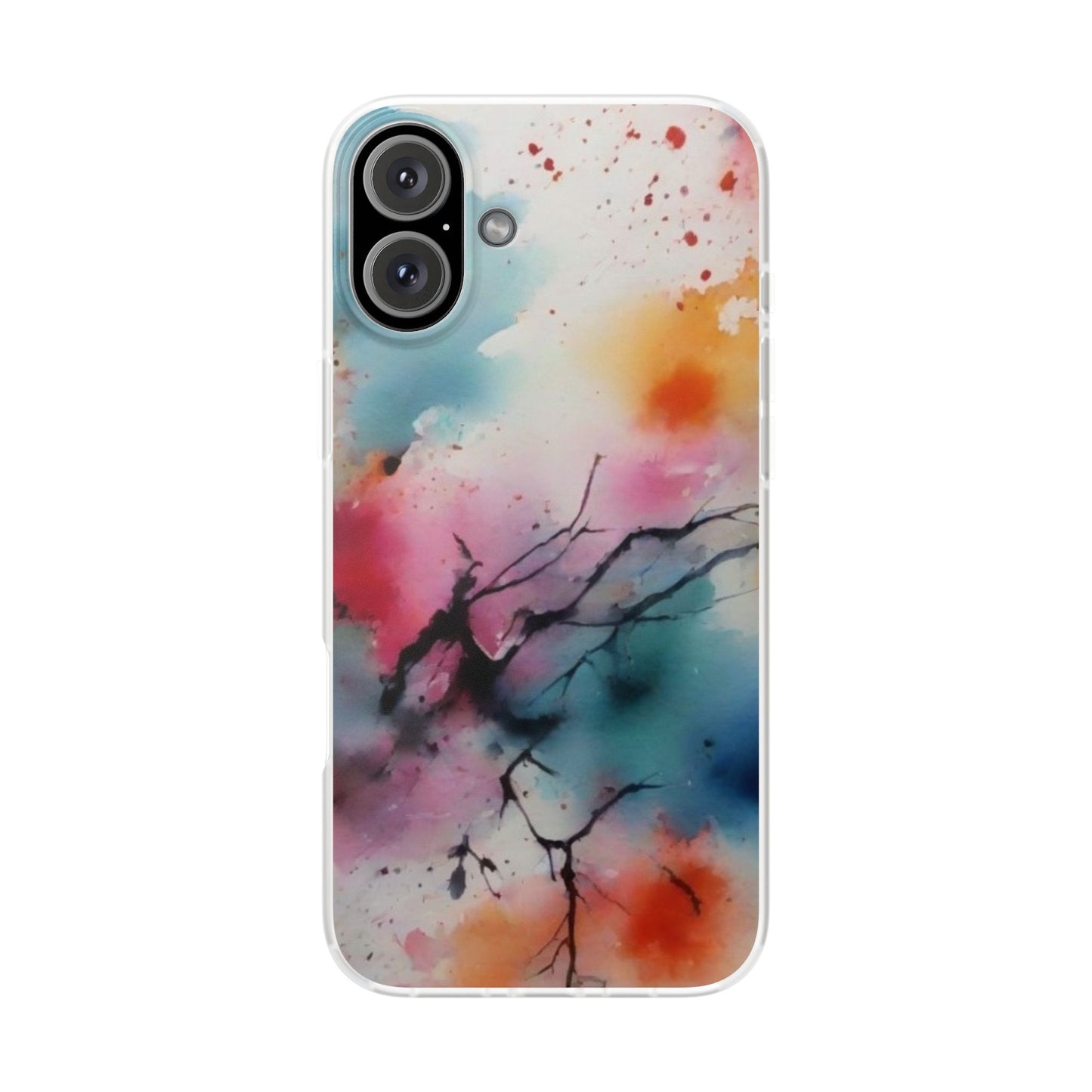 Flexi Clear TPU Case for iPhone 16/15 & Samsung Galaxy S25 – Slim, Lightweight, Wireless Charging Compatible