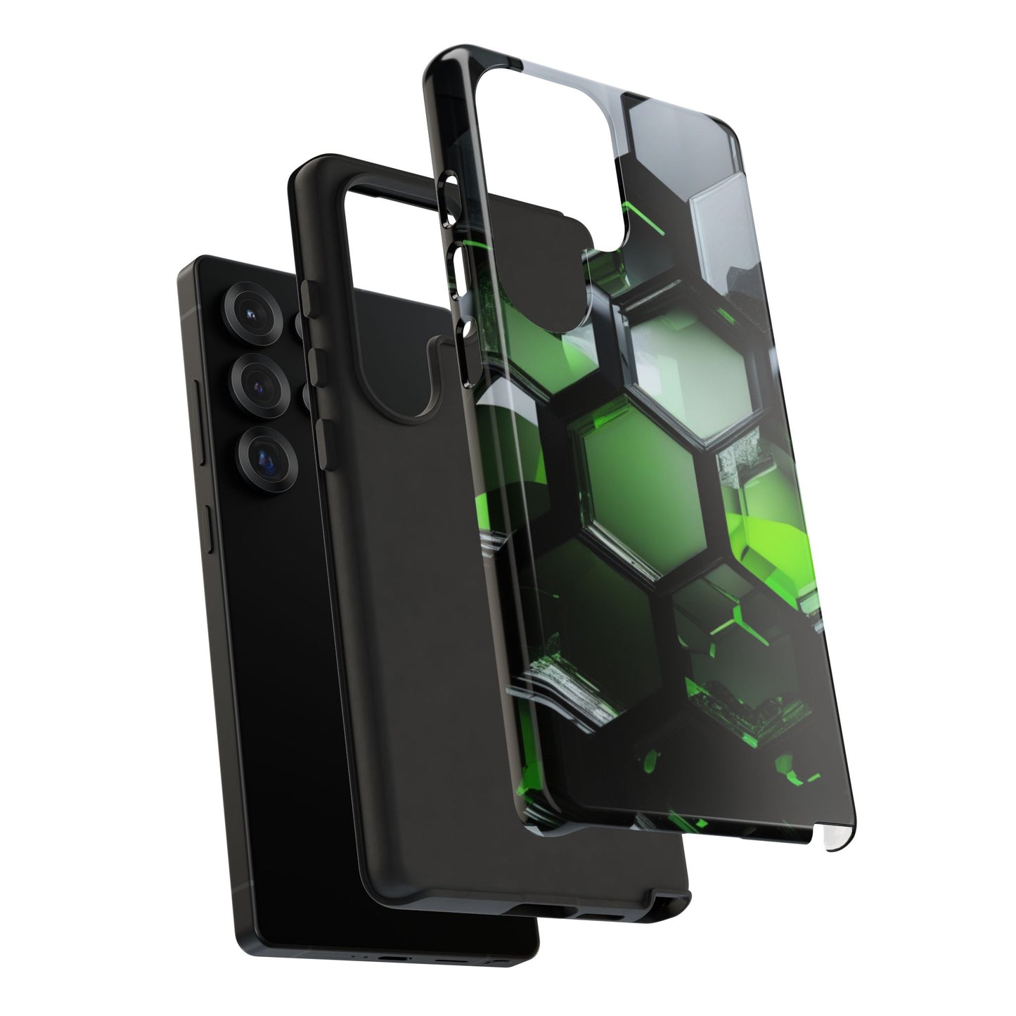 Tough Case Phone Case for Samsung Galaxy S25/S24– Dual Layer, Matte/Glossy Finish, Wireless Charging Compatible