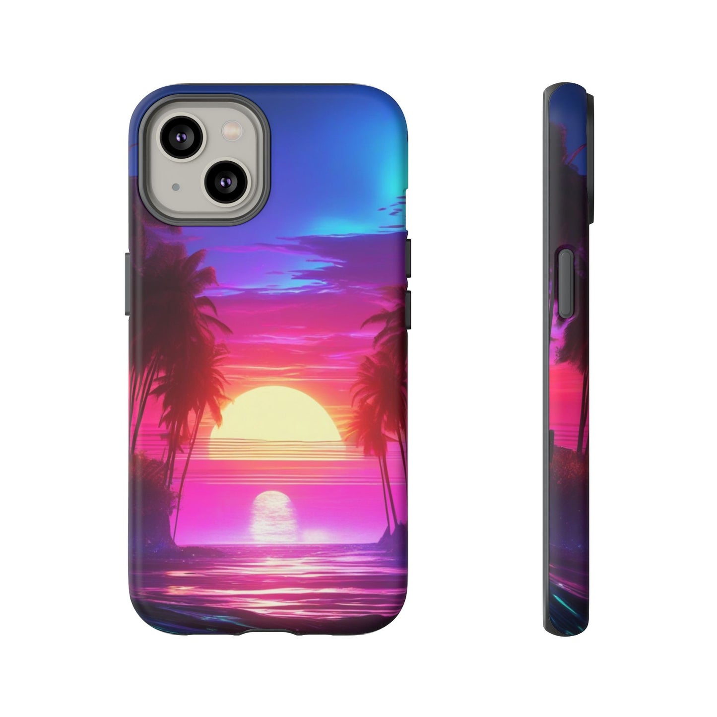iPhone Tough Case Phone Case for iPhone 14\15\16 – Dual Layer, Matte/Glossy Finish, Wireless Charging Compatible