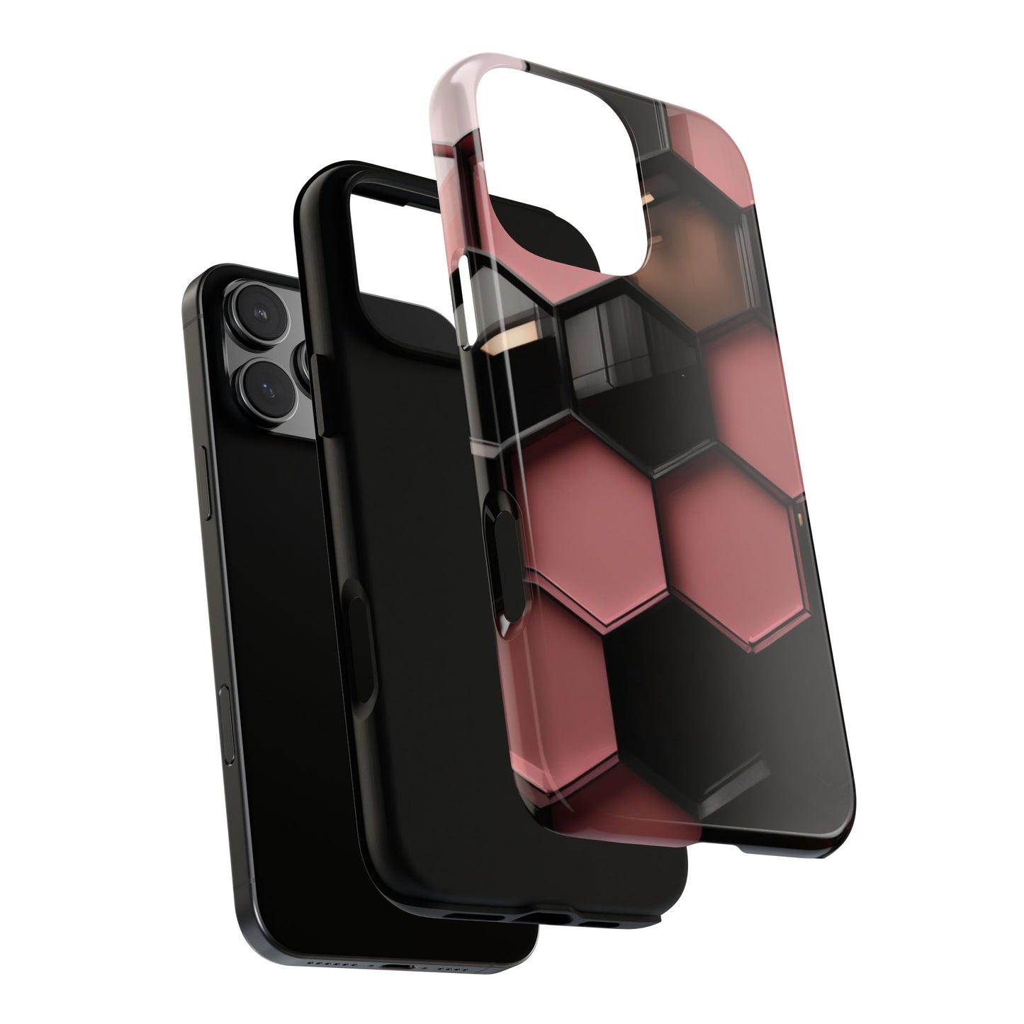 iPhone Tough Case Phone Case for iPhone 14\15\16 – Dual Layer, Matte/Glossy Finish, Wireless Charging Compatible