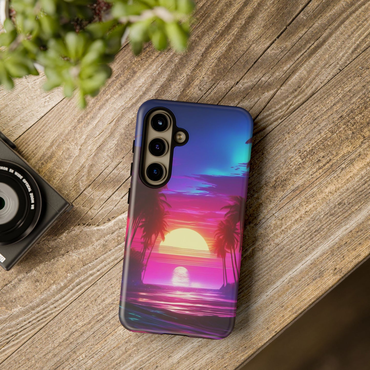 Tough Case Phone Case for Samsung Galaxy S25/S24 – Dual Layer, Matte/Glossy Finish, Wireless Charging Compatible