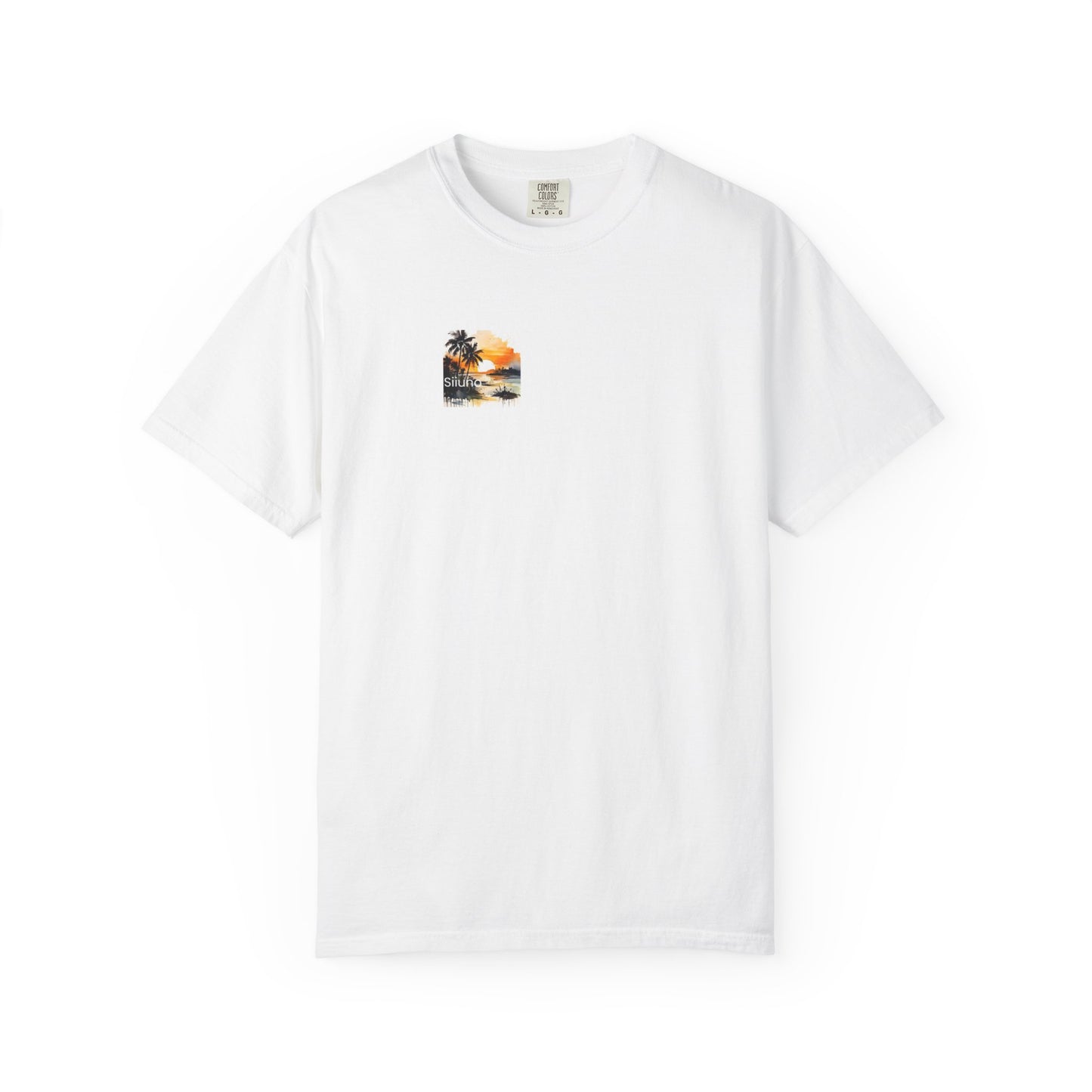 Tropical Sunset T-shirt | Unisex Garment-Dyed Tee | Beach Vibe, Summer Fashion, Vacation Essential, Gift Idea, Relaxed Style