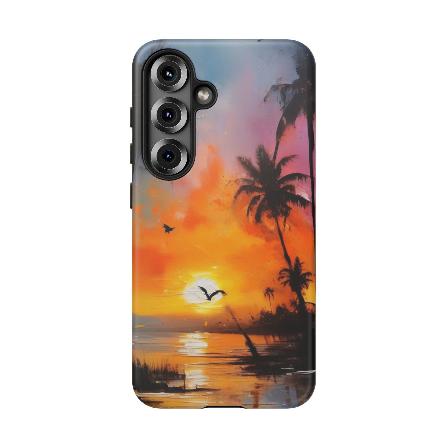 Tough Case Phone Case for Samsung Galaxy S25/S24 – Dual Layer, Matte/Glossy Finish, Wireless Charging Compatible