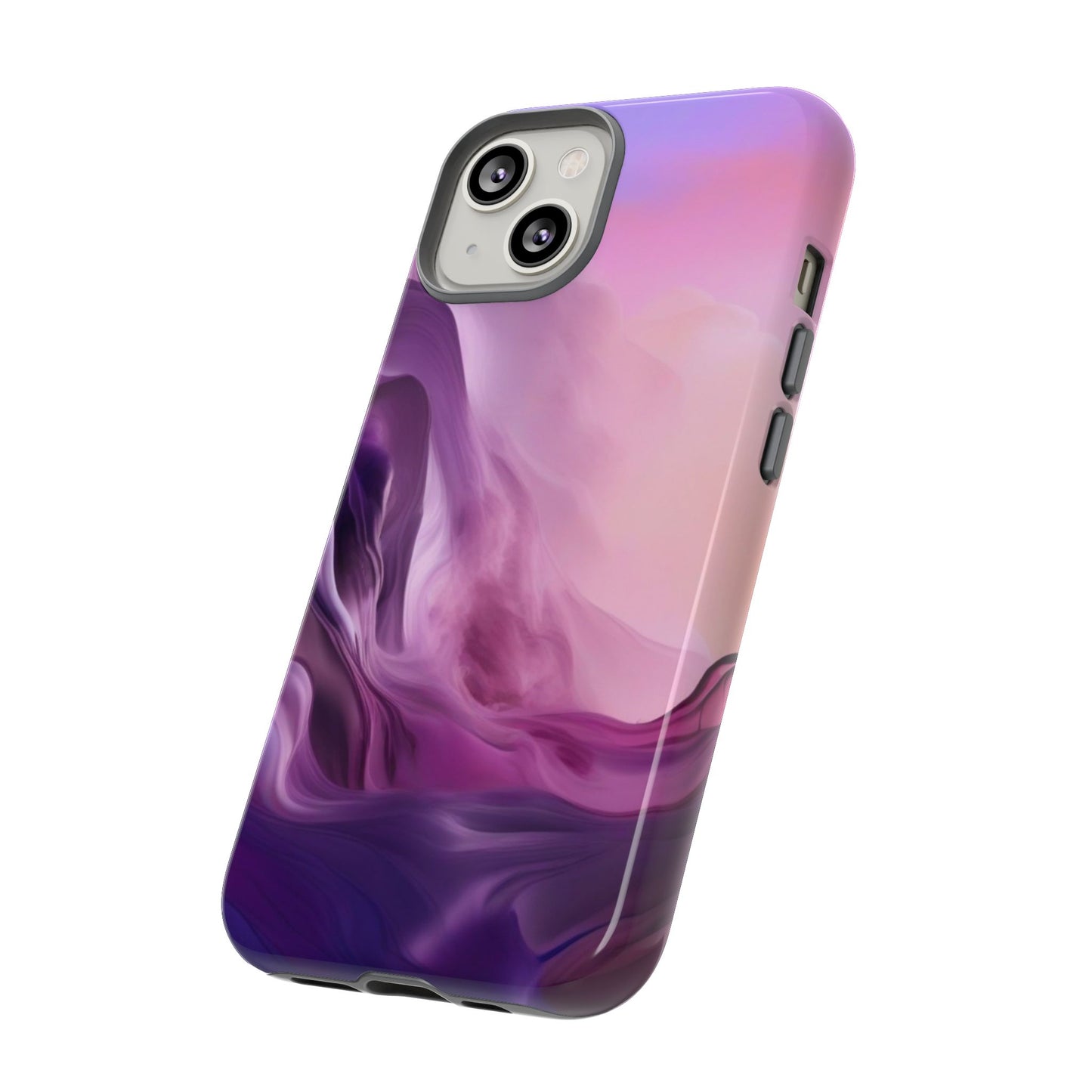 iPhone Tough Case Phone Case for iPhone 14\15\16 – Dual Layer, Matte/Glossy Finish, Wireless Charging Compatible