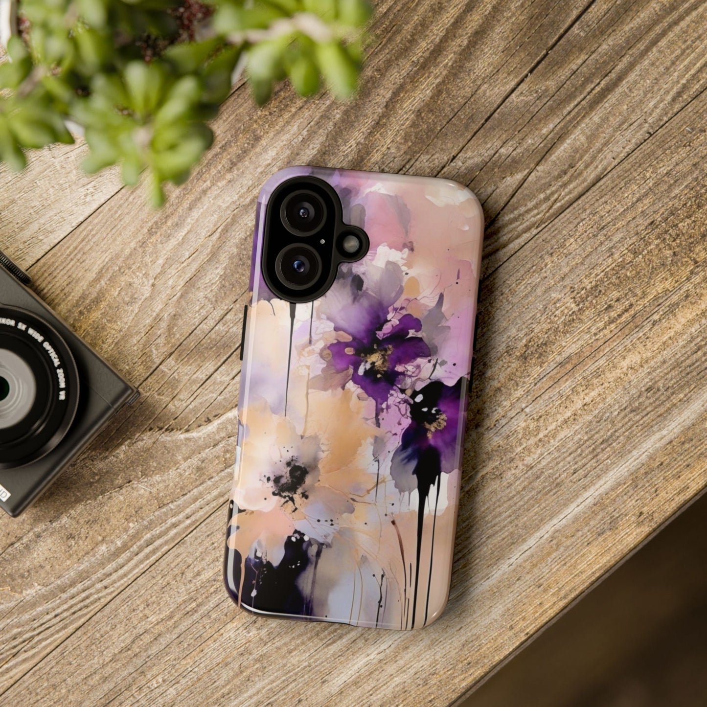 iPhone Tough Case Phone Case for iPhone 15\16 – Dual Layer, Matte/Glossy Finish, Wireless Charging Compatible