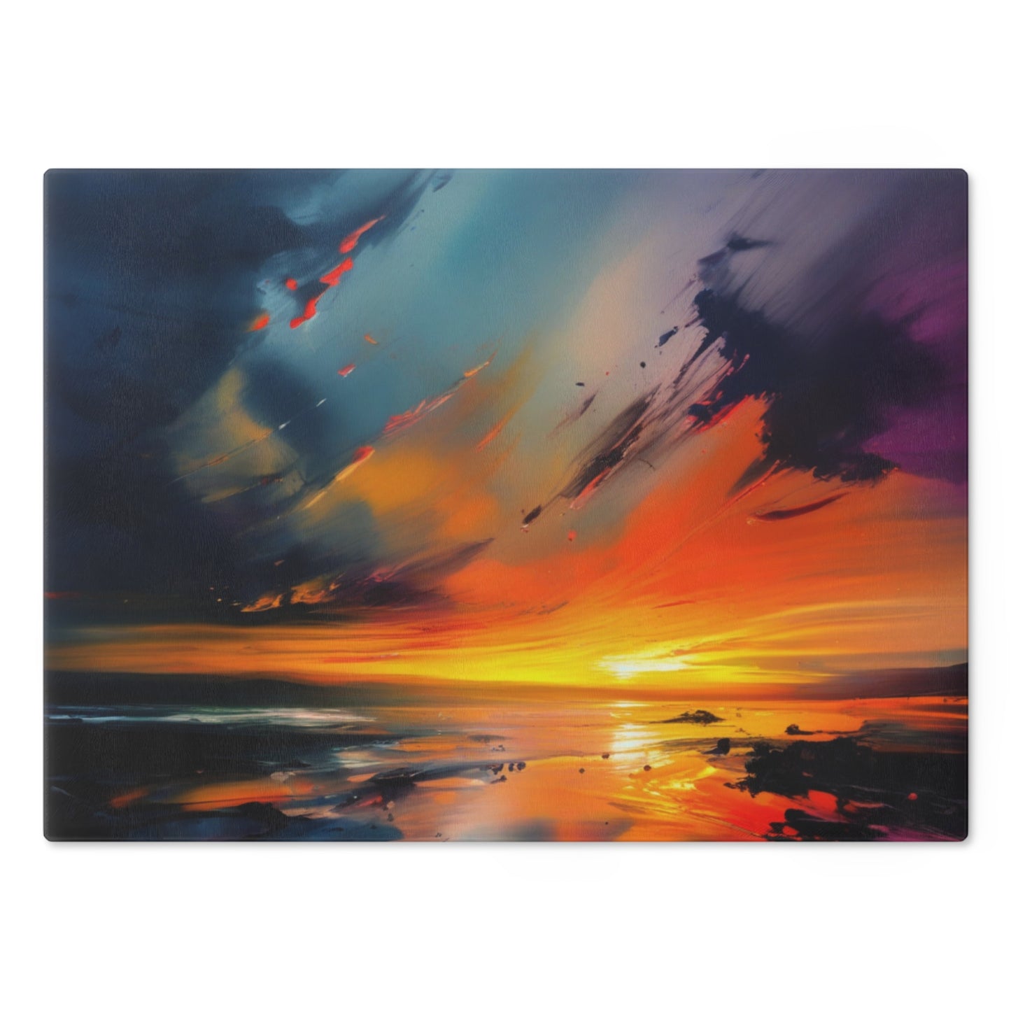 Tempered Glass Cutting Board – Hygienic, Scratch-Resistant, Dishwasher-Safe | Modern Kitchen Essential