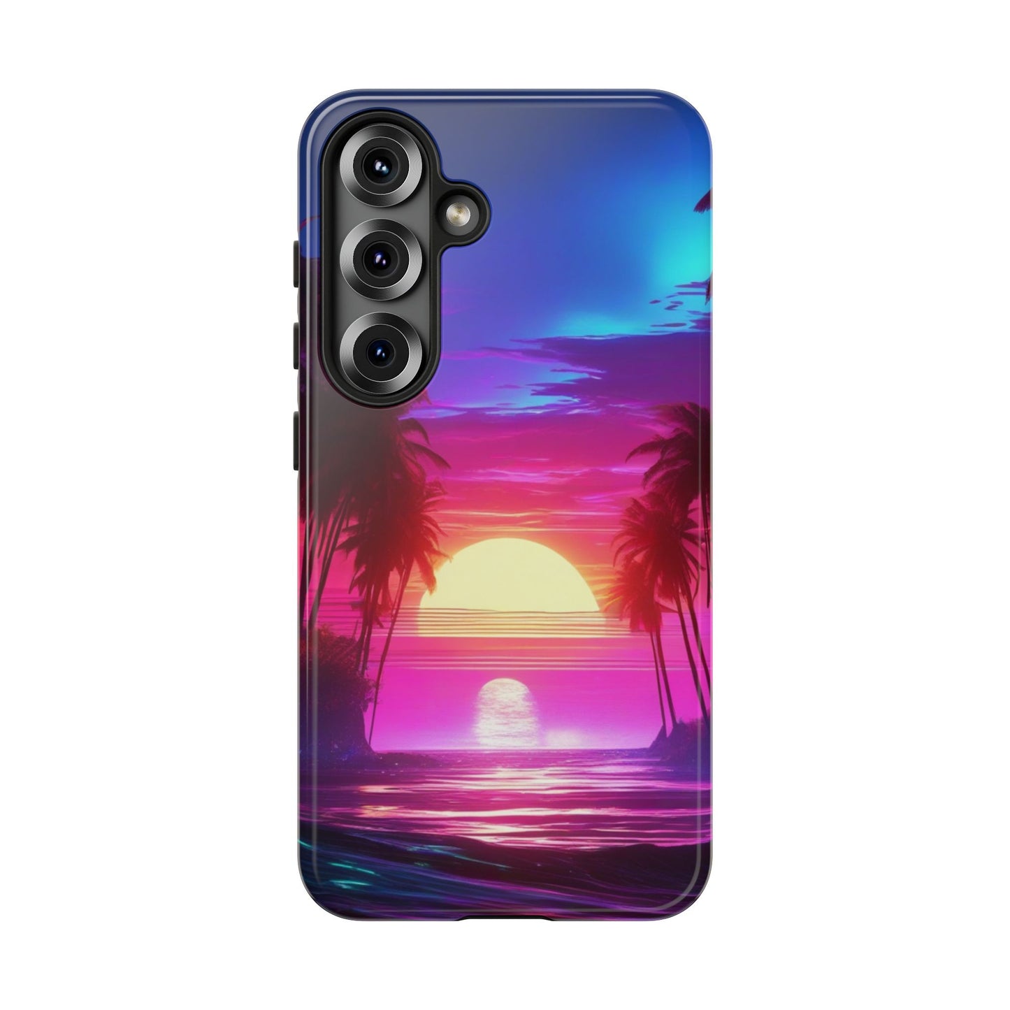 Tough Case Phone Case for Samsung Galaxy S25/S24 – Dual Layer, Matte/Glossy Finish, Wireless Charging Compatible