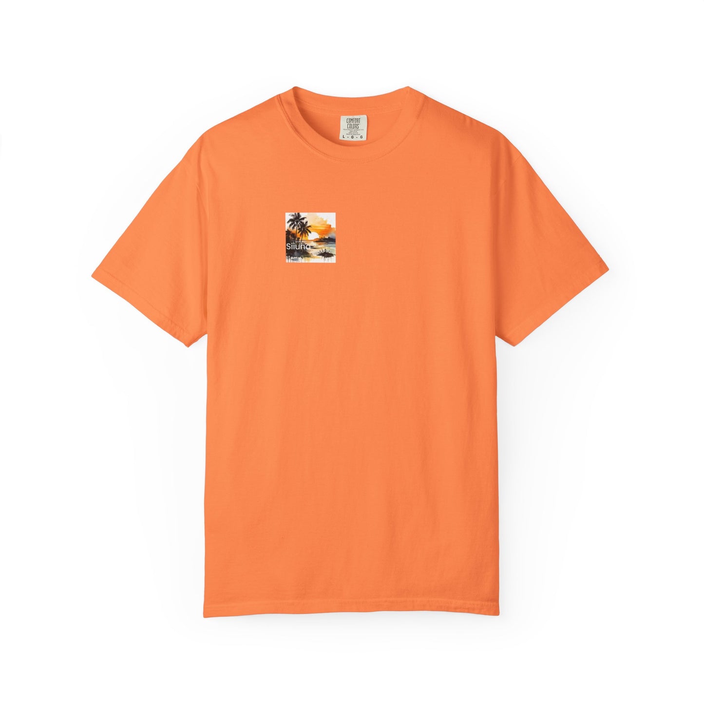 Tropical Sunset T-shirt | Unisex Garment-Dyed Tee | Beach Vibe, Summer Fashion, Vacation Essential, Gift Idea, Relaxed Style