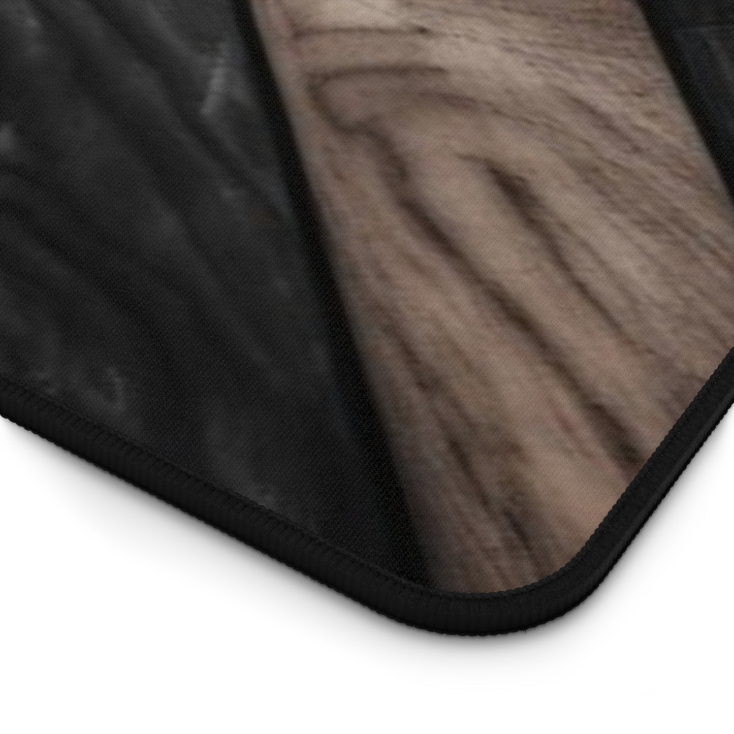 Large Gaming Mouse Pad – Premium Mouse Pad & Tech Accessory for Home & Office, Premium Desk Mat, Gaming Mouse Pad, Non-slip, Elegant Wooden Textured Desk Mat - Sleek Black Base for Home Office