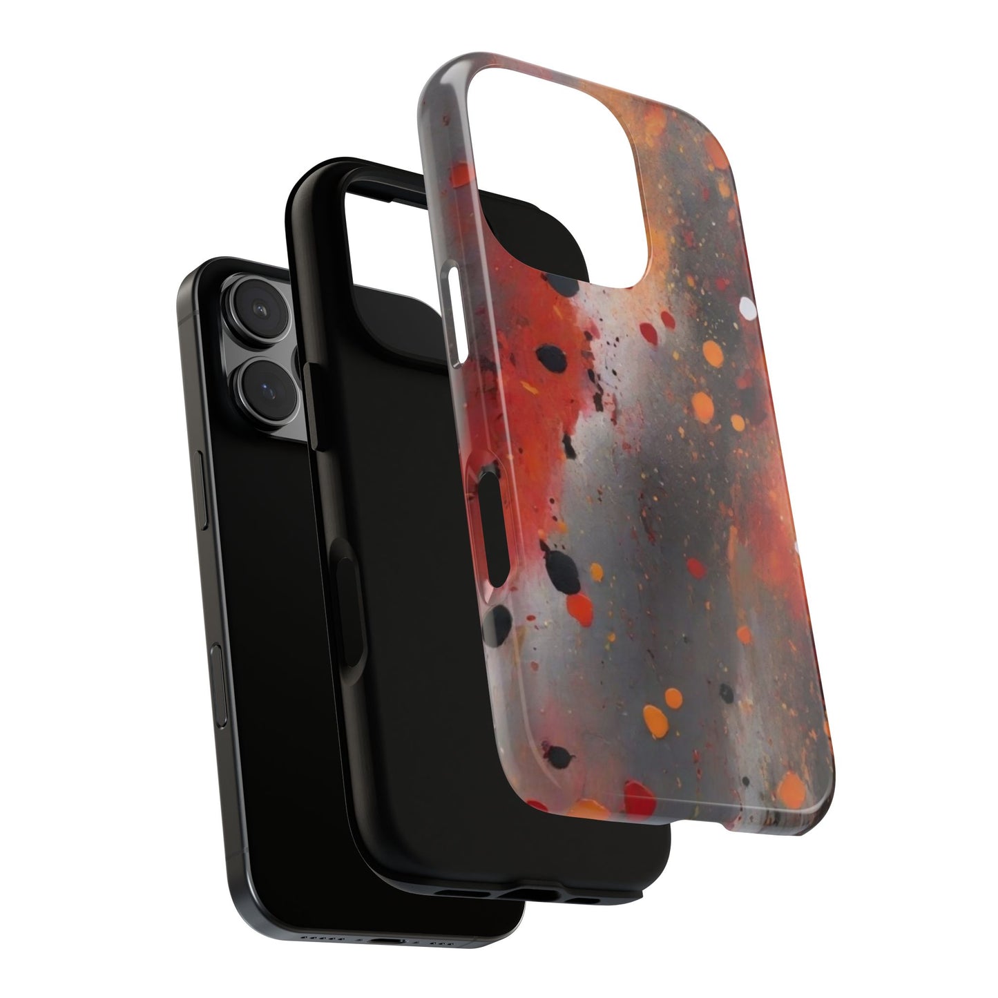 iPhone Tough Case Phone Case for iPhone 14\15\16 – Dual Layer, Matte/Glossy Finish, Wireless Charging Compatible