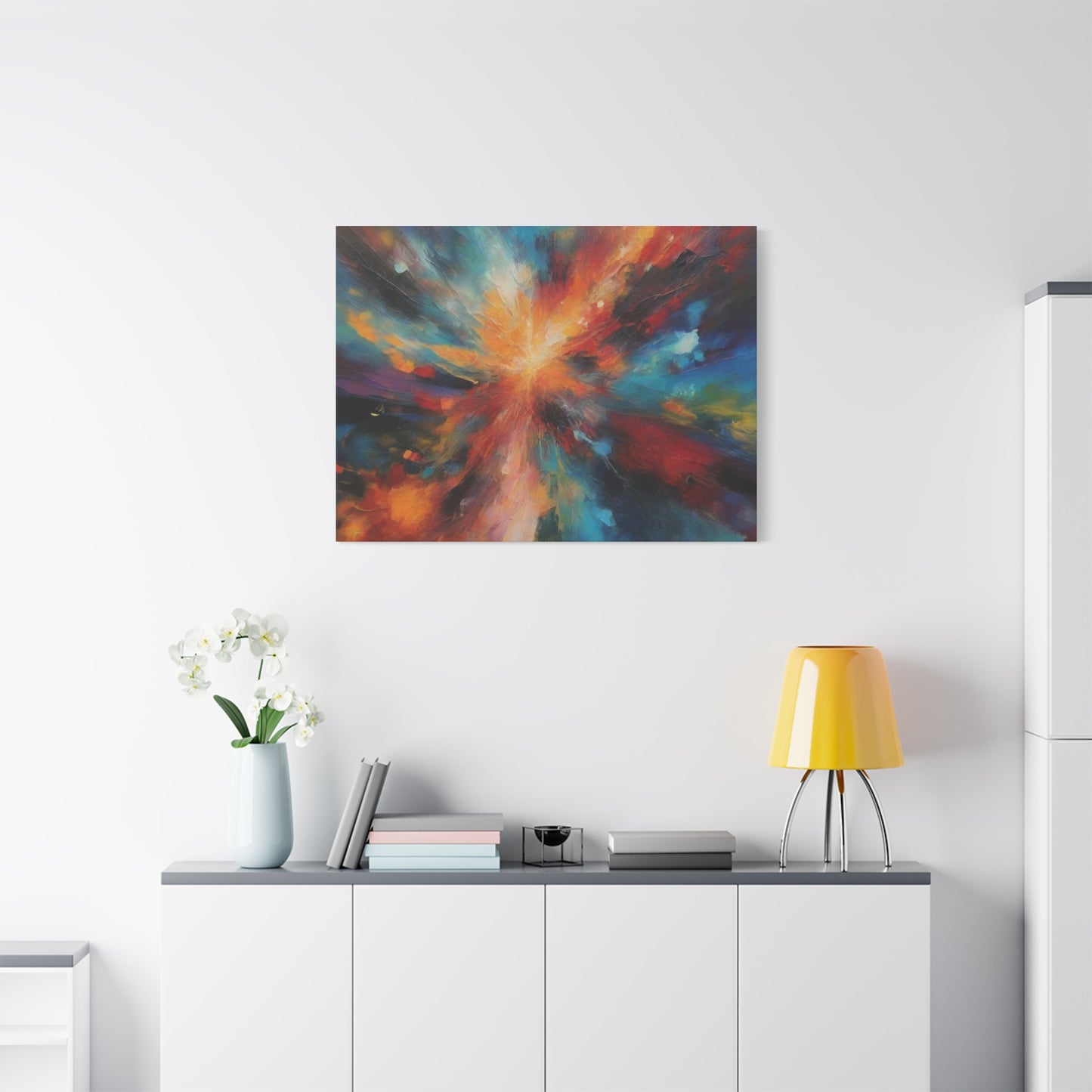 Abstract Art Canvas Print – Modern Wall Art, Digital Artwork, Matte Canvas, Ready to Hang, Home & Office Décor, Modern Wall Décor