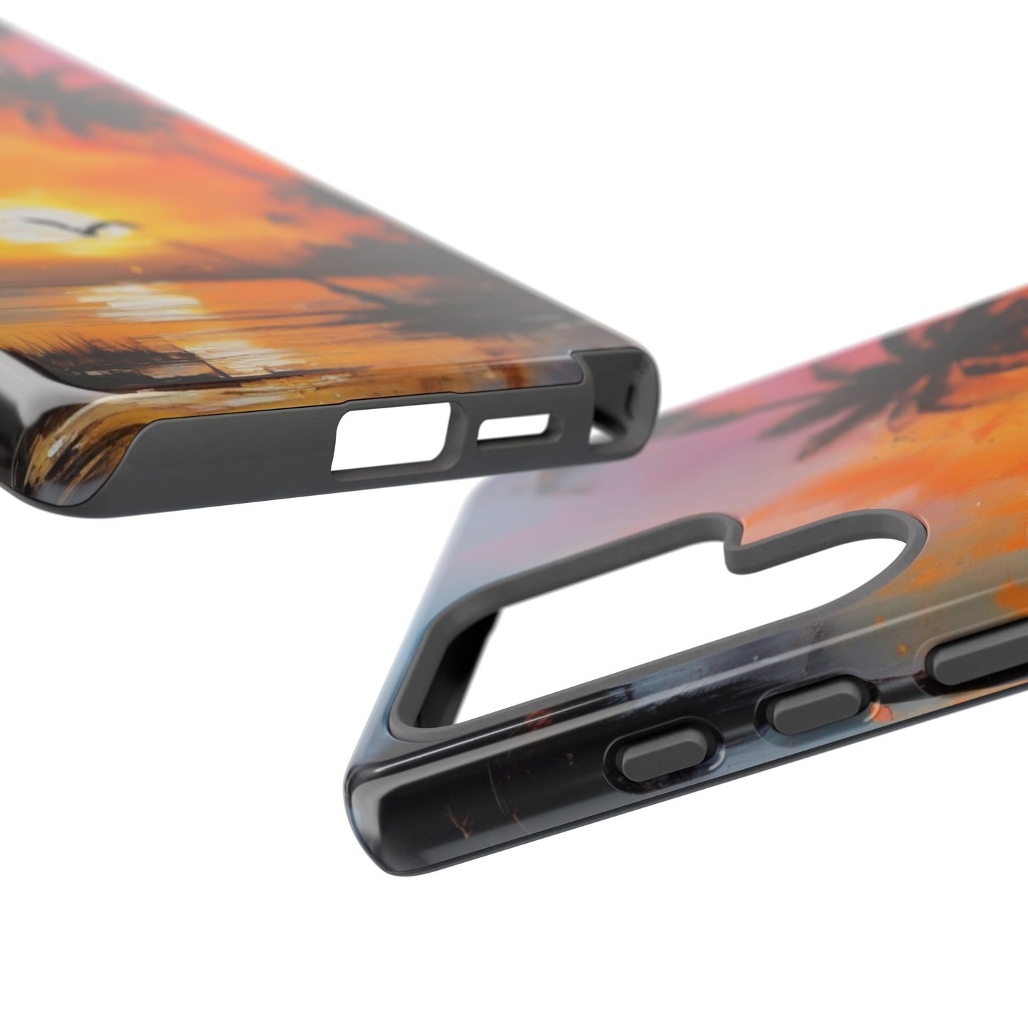 Tough Case Phone Case for Samsung Galaxy S25/S24 – Dual Layer, Matte/Glossy Finish, Wireless Charging Compatible