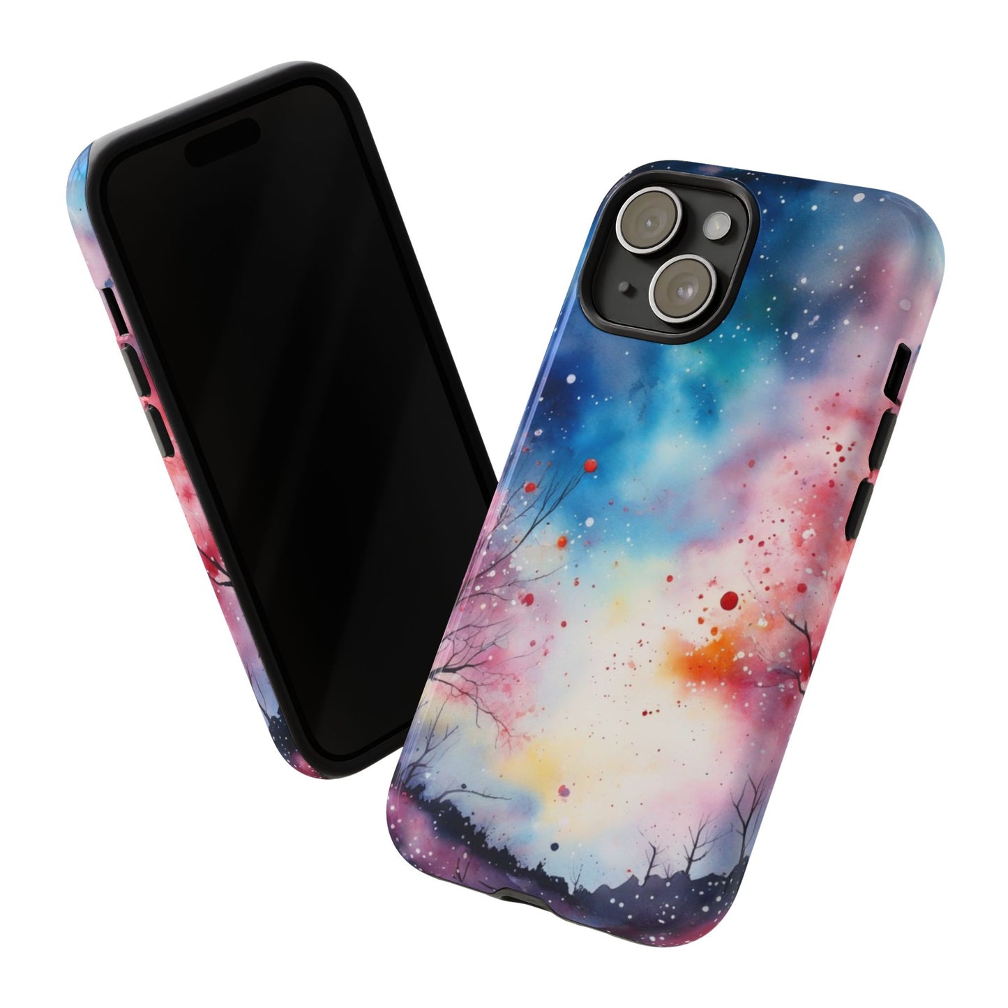 iPhone Tough Case - Fantasy, Abstract art, Phone Case for iPhone 15\16, Samsung Galaxy S25/S24 – Dual Layer, Matte/Glossy Finish, Wireless Charging Compatible
