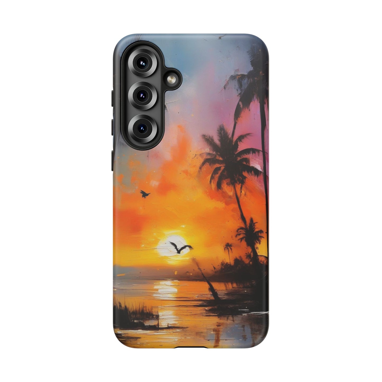 Tough Case Phone Case for Samsung Galaxy S25/S24 – Dual Layer, Matte/Glossy Finish, Wireless Charging Compatible