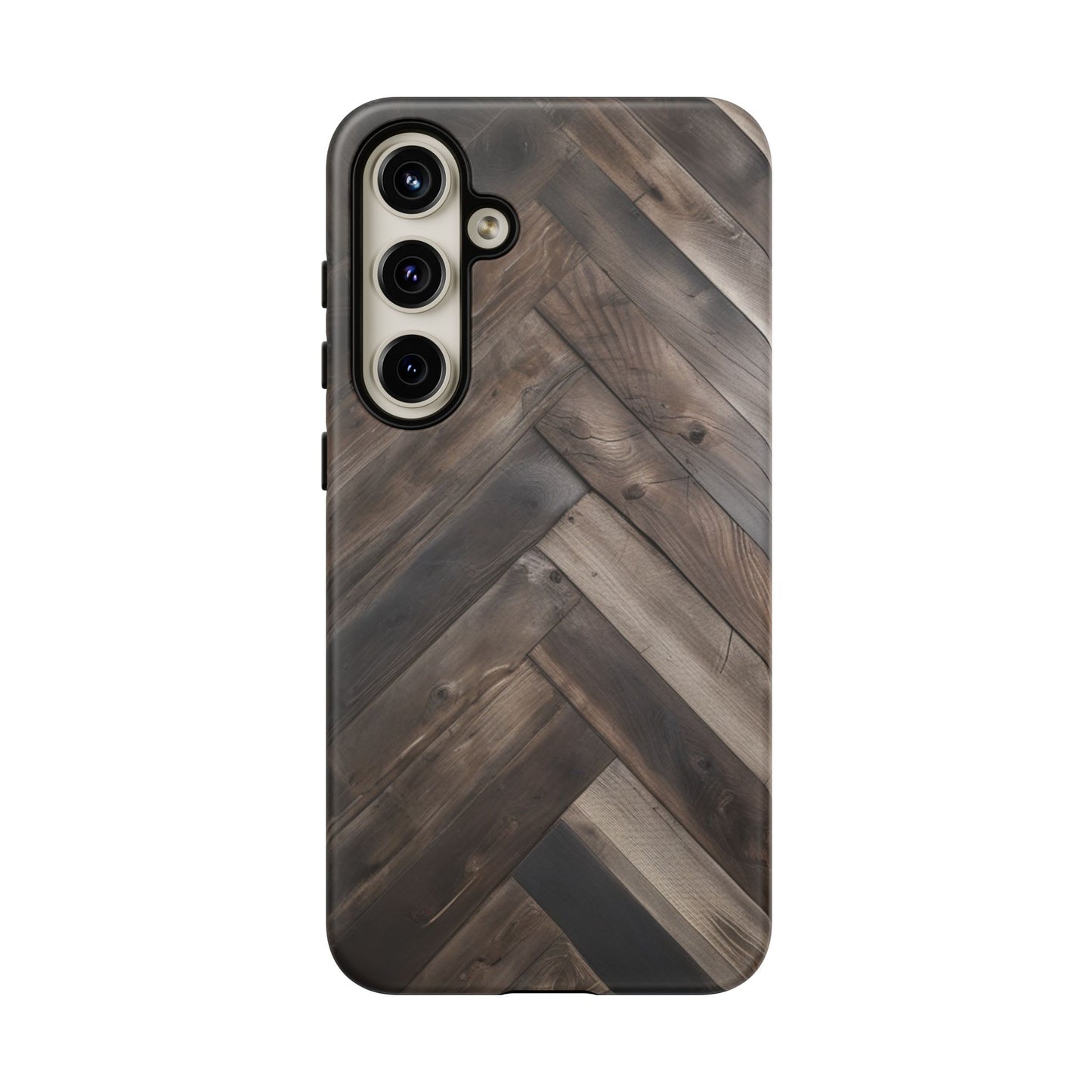 Herringbone Phone Case for Samsung Galaxy S25/S24/S23/S22 - Tough and Stylish Protection