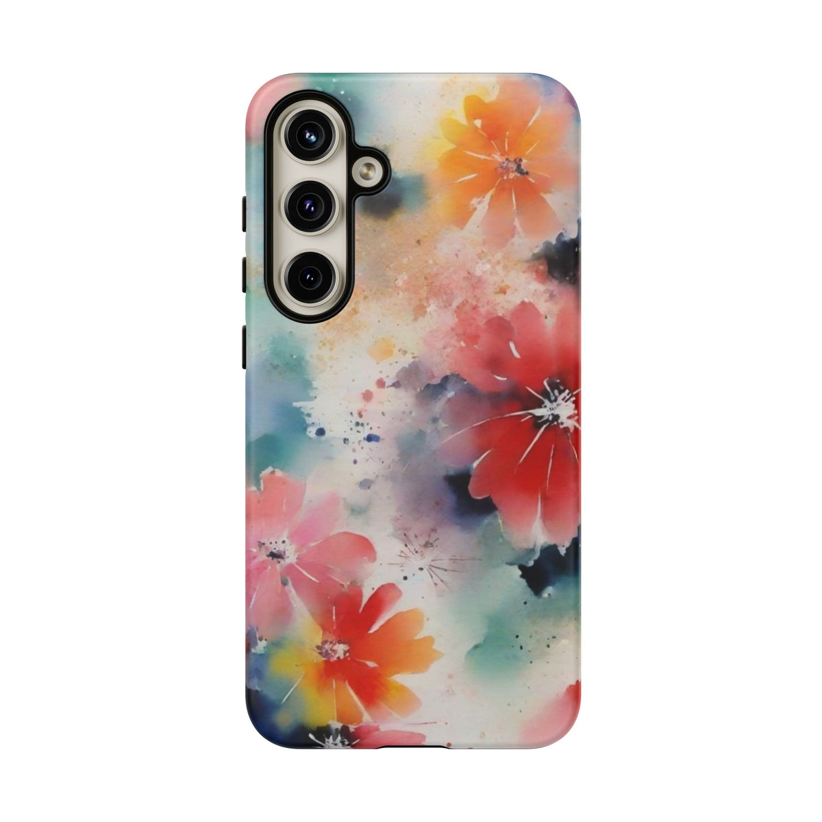 Tough Case Phone Case for Samsung Galaxy S25/S24 – Dual Layer, Matte/Glossy Finish, Wireless Charging Compatible