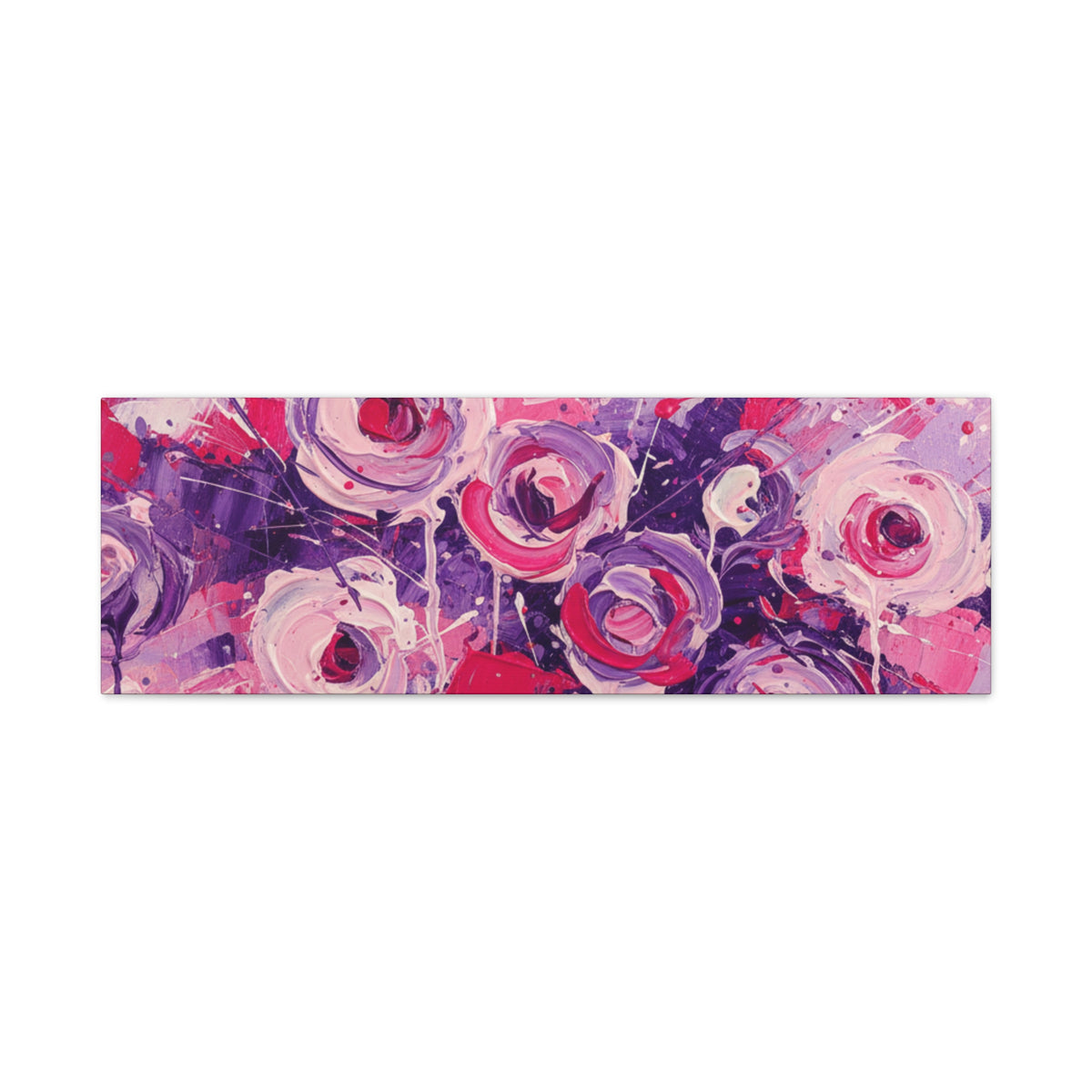 Abstract Art Canvas Print – Premium canvas print, Modern Wall Art, Matte Canvas, Ready to Hang, Home & Office Décor, Floral Abstract Canvas Print — Stretched Matte Wall Art
