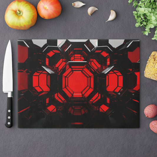 Tempered Glass Cutting Board – Hygienic, Scratch-Resistant, Dishwasher-Safe | Modern Kitchen Essential, Modern Kitchen Decor, Gifts for Chefs, Housewarming Present, Unique Culinary Gift