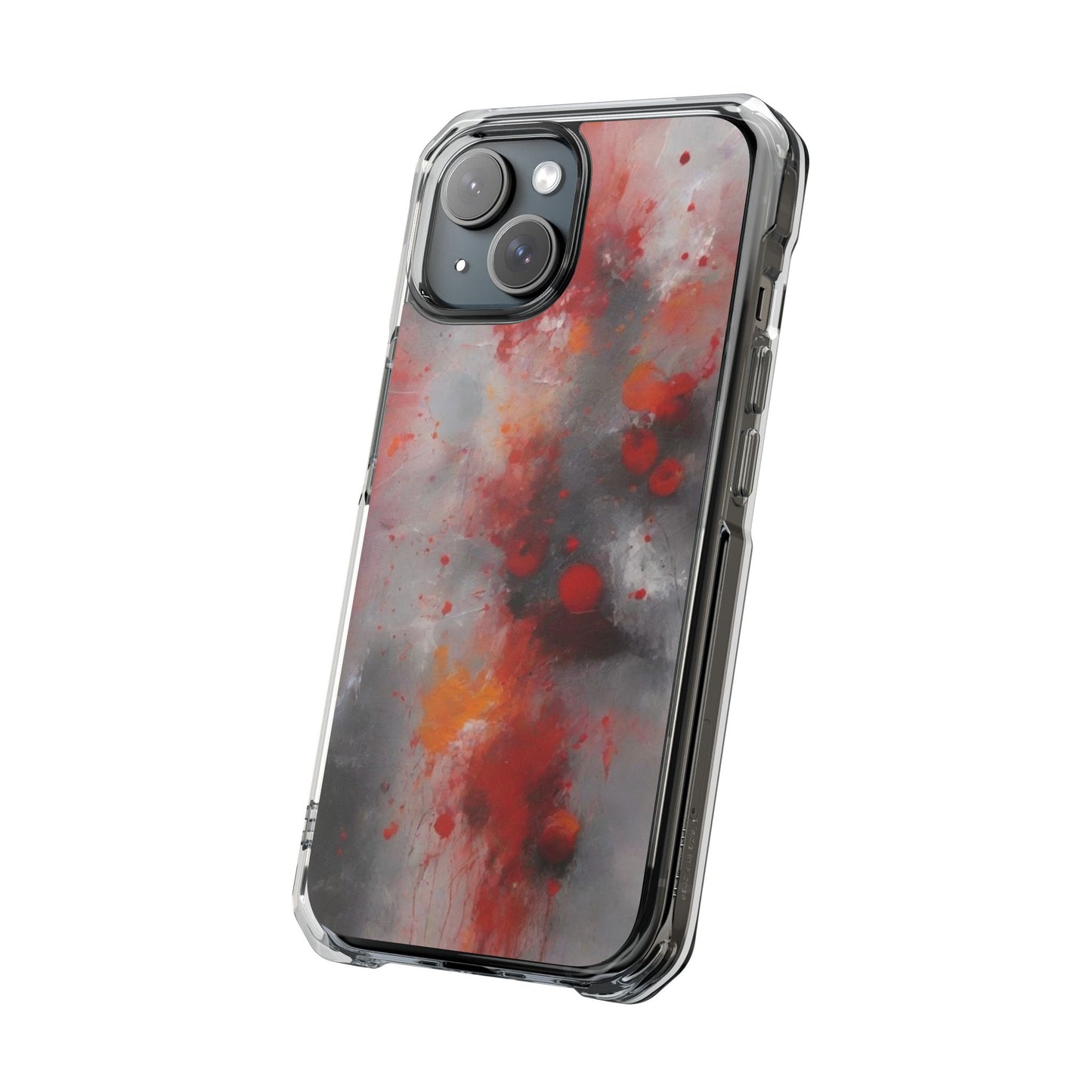 Magnetic Phone Case for iPhone 16/15/14 | Stylish Clear Impact Case, Trendy Protection for iPhone, Unique Gifts for Tech Lovers, Modern Aesthetic