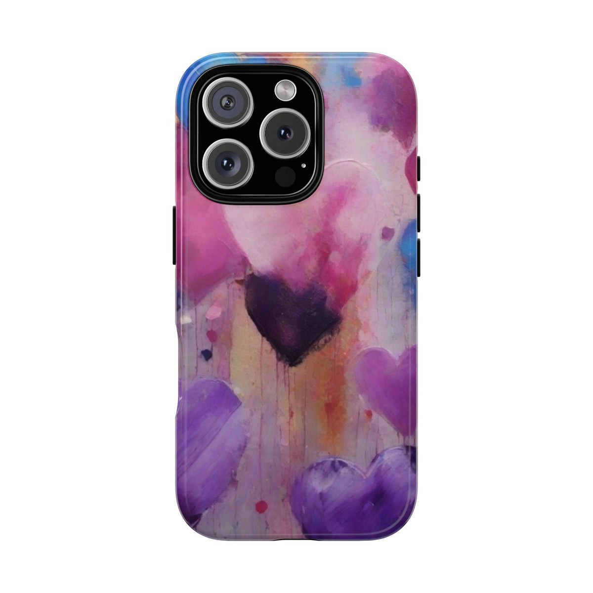 iPhone Tough Case Phone Case for iPhone 16, Samsung Galaxy S25 – Dual Layer, Matte/Glossy Finish, Wireless Charging Compatible