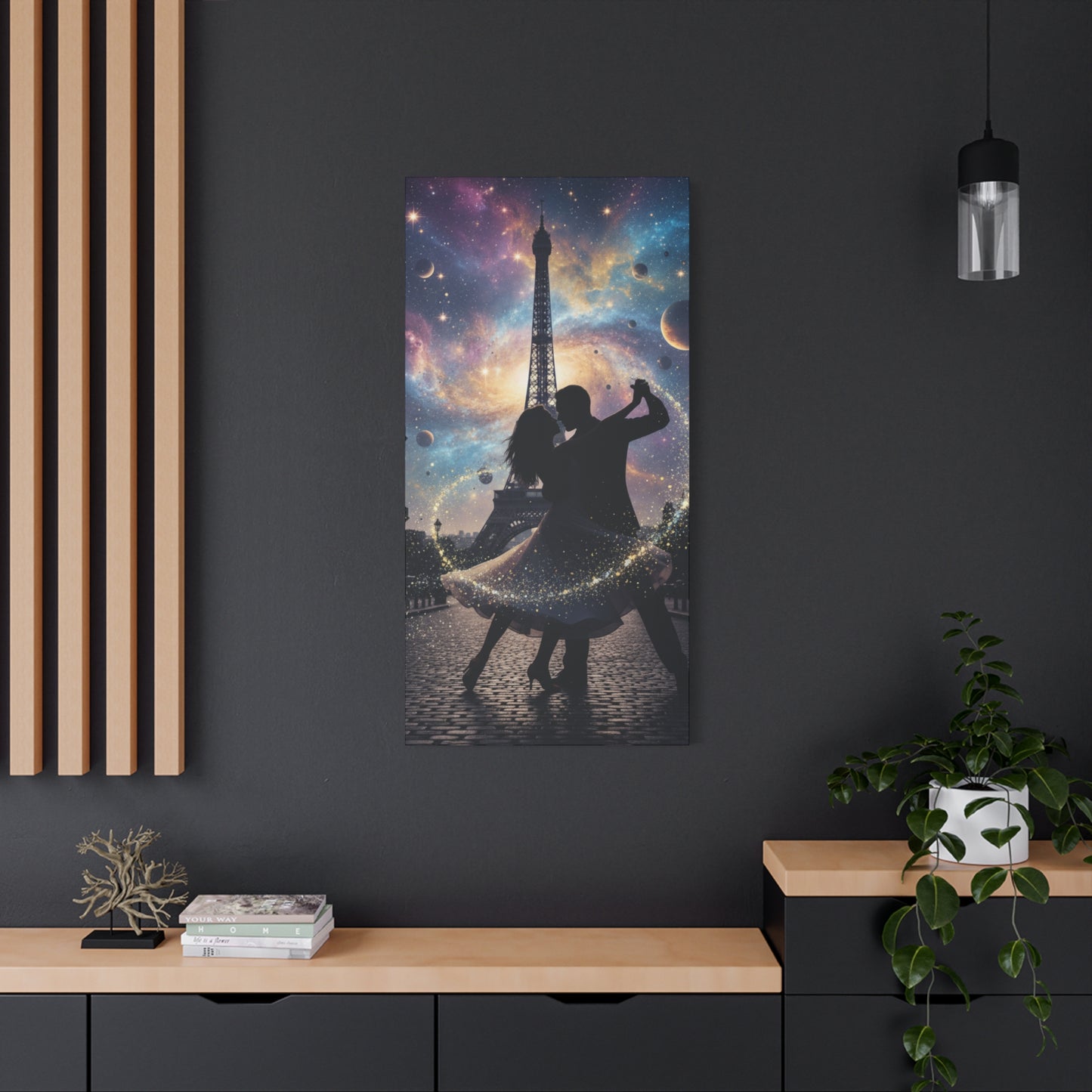 Canvas Print – Modern Wall Art, Matte Canvas, Ready to Hang, Home & Office Décor, Modern Wall Décor, Romantic Paris Dance Canvas Print — Couple Wall Art, Canvas Wall Decor