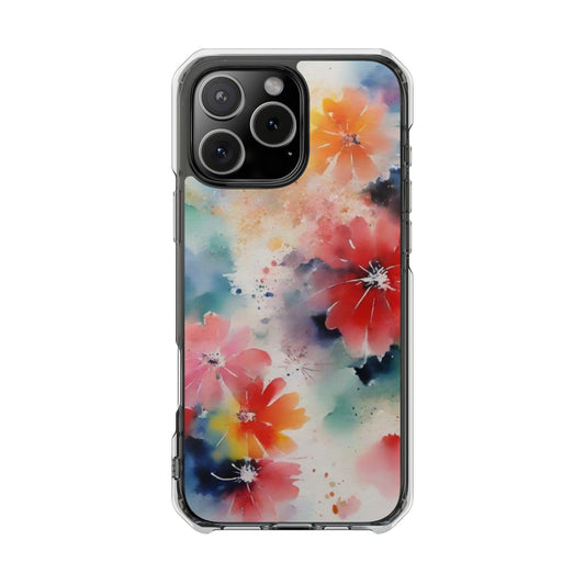 Magnetic Phone Case for iPhone 16/15/14 | Stylish Clear Impact Case, Trendy Protection for iPhone, Unique Gifts for Tech Lovers, Modern Aesthetic
