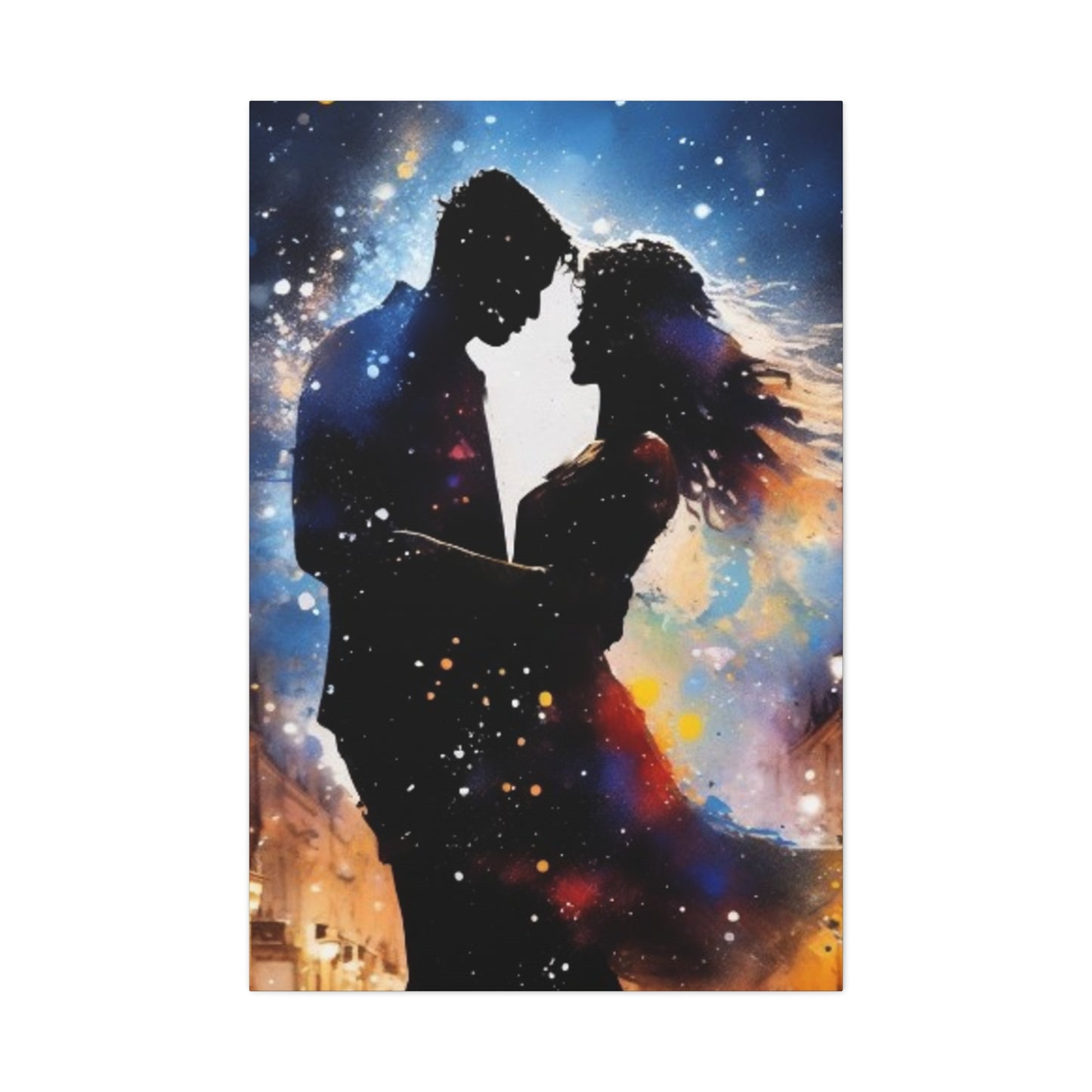 Abstract Art Canvas Print – Modern Wall Art, Digital Artwork, Matte Canvas, Ready to Hang, Home & Office Décor, Modern Wall Décor, Home Decoration, Couple Artwork, Unique Gift for Anniversary, Valentine's Day