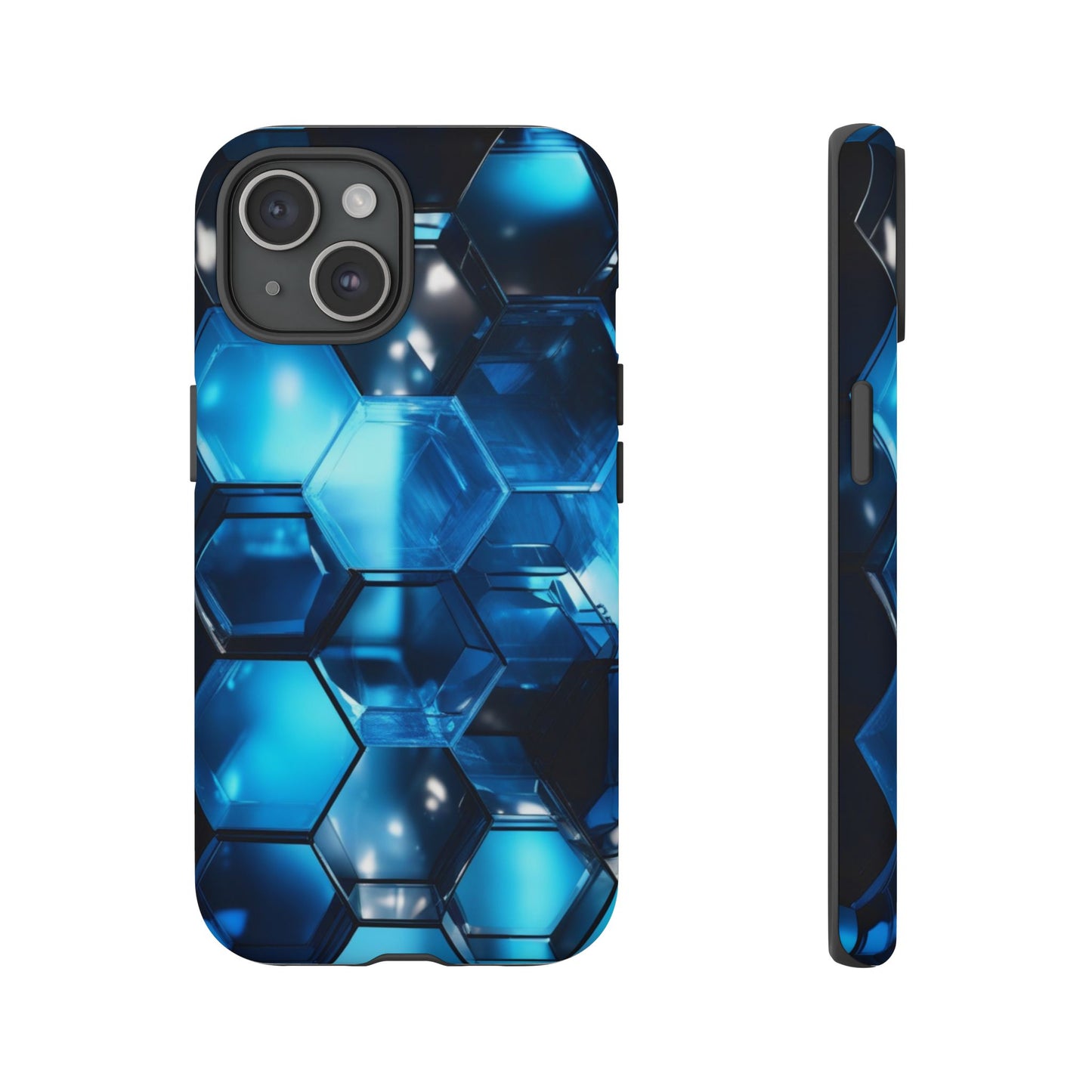 iPhone Tough Case Phone Case for iPhone 14\15\16 – Dual Layer, Matte/Glossy Finish, Wireless Charging Compatible