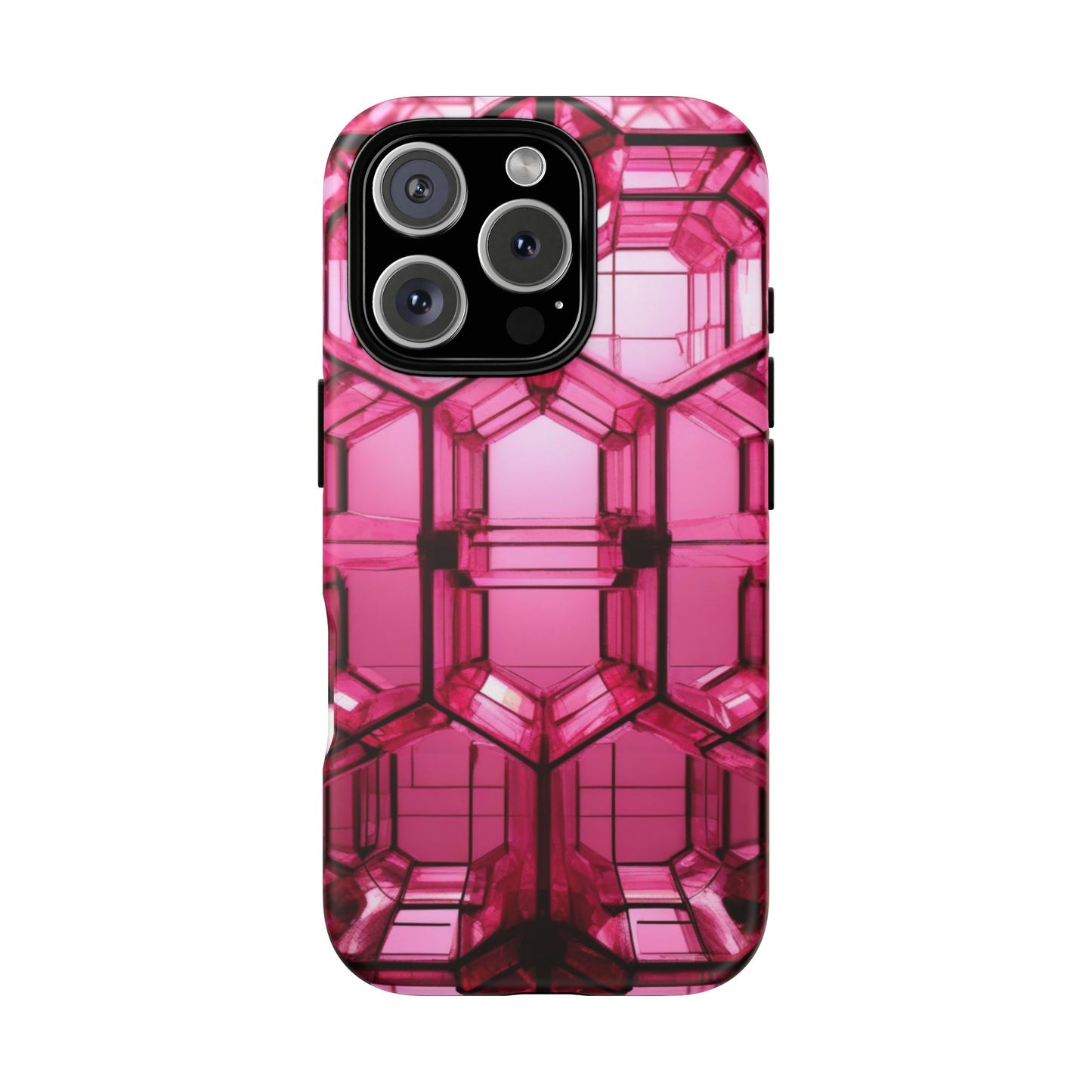 Stylish Pink Phone Case for iPhone 17/16/15/14, Gifts for Her