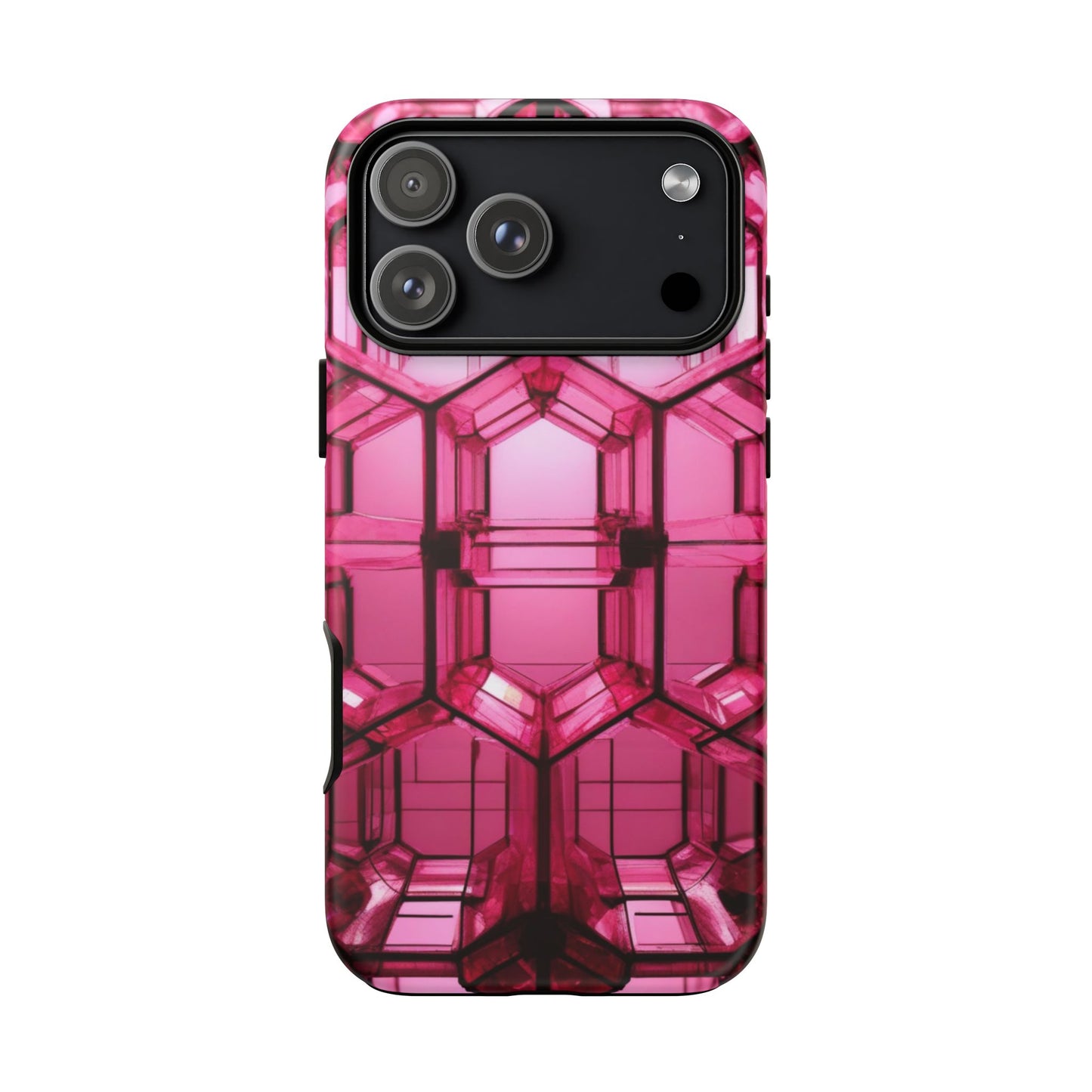 Stylish Pink Phone Case for iPhone 17/16/15/14, Gifts for Her
