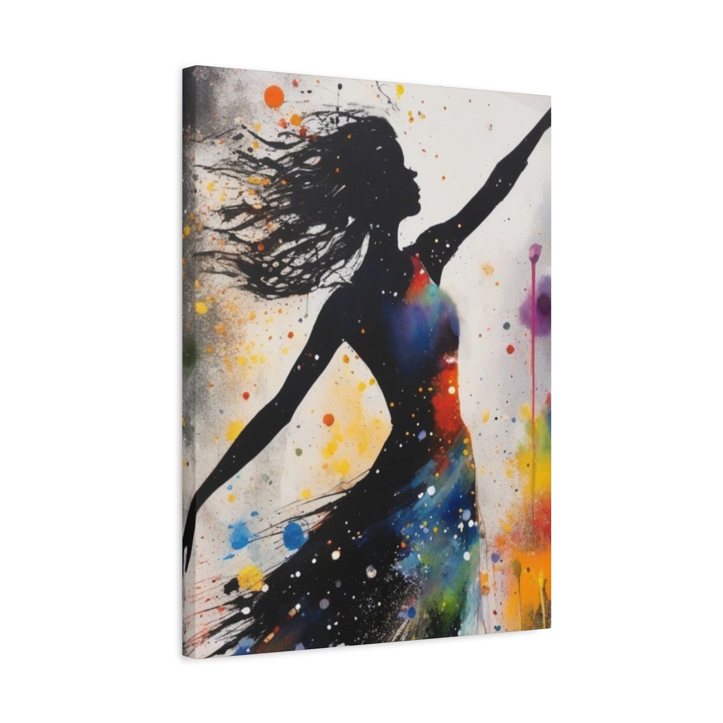 Abstract Art Canvas Print – Modern Wall Art, Matte Canvas, Ready to Hang, Home & Office Décor, Modern Wall Décor, Stretched Canvas Print, Modern Art Decor, Dance Wall Art, Vibrant Home Decoration