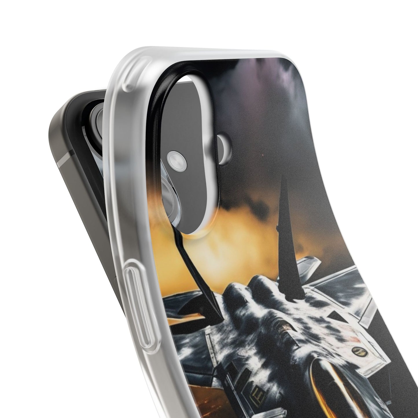 Flexi Clear TPU Case for iPhone 16 & Samsung Galaxy S25 – Slim, Lightweight, Wireless Charging Compatible