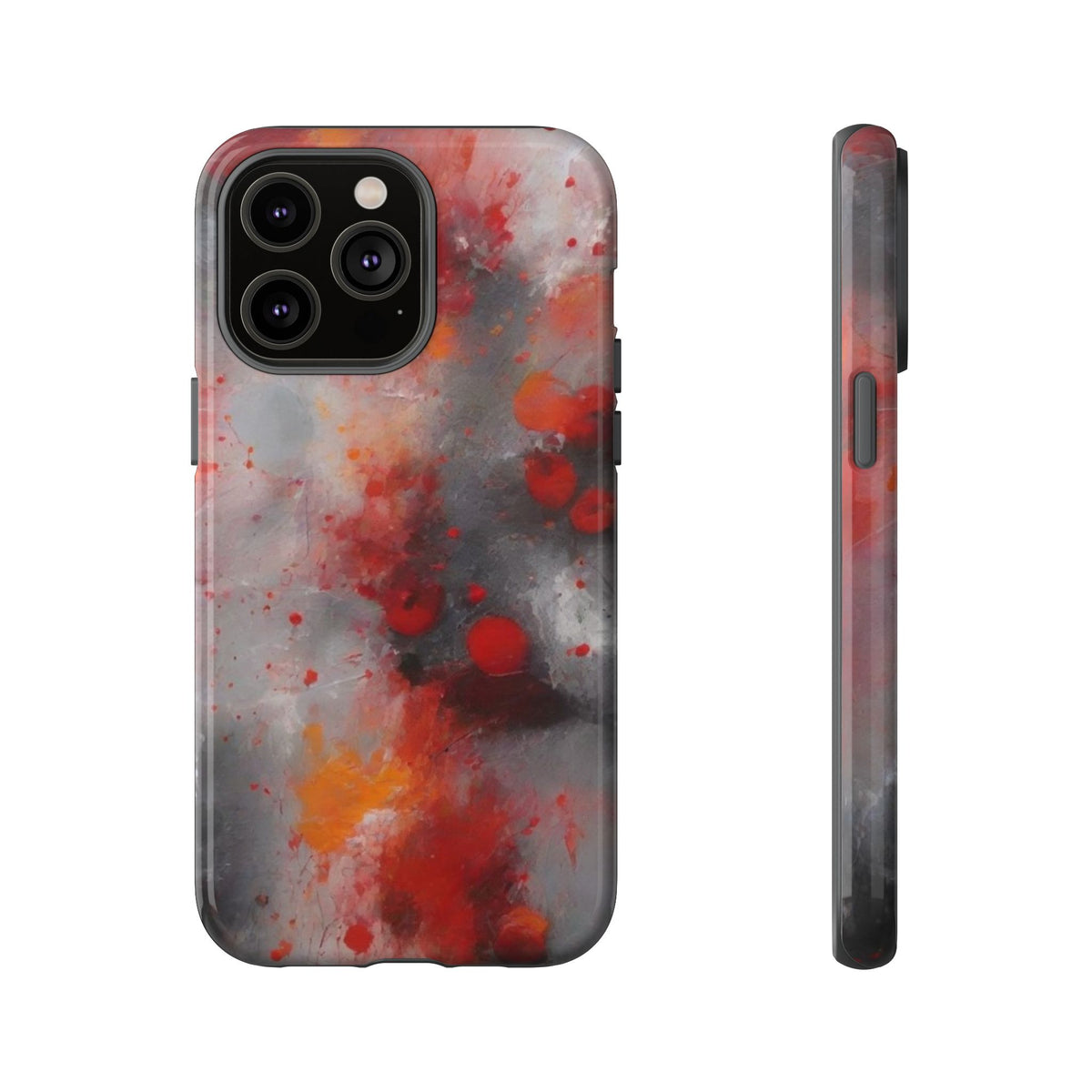 iPhone Tough Case Phone Case for iPhone 14\15\16\17 – Dual Layer, Matte/Glossy Finish, Wireless Charging Compatible